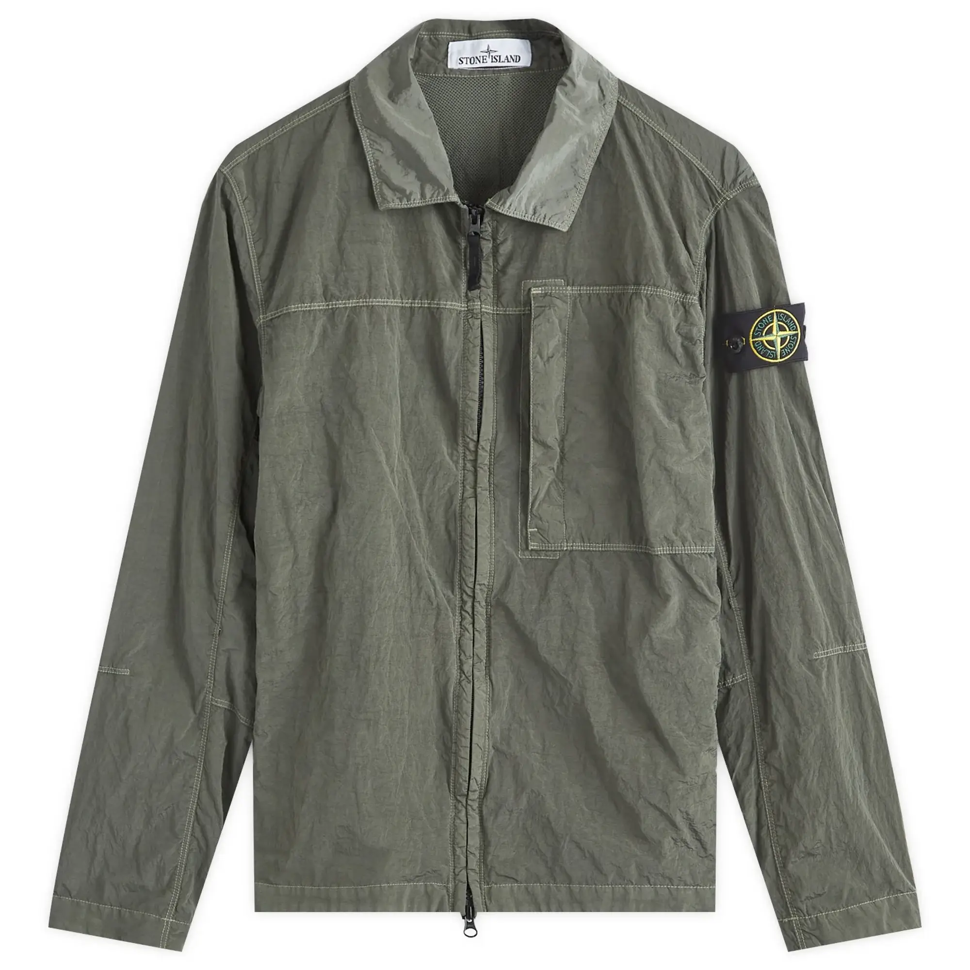 Stone Island Men's Nylon Metal Shirt Jacket Musk
