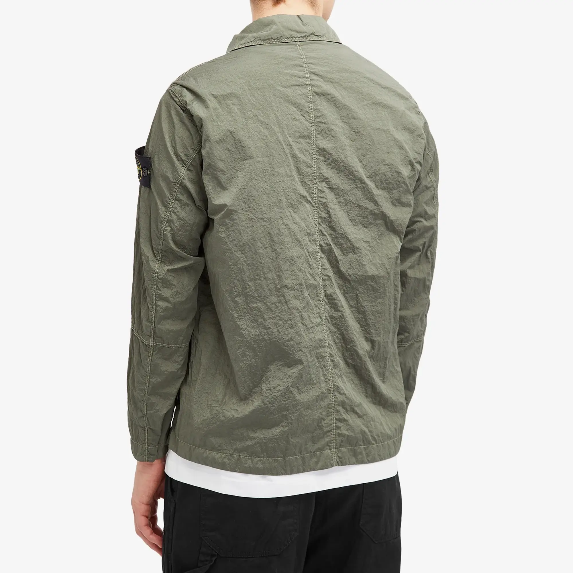 Stone Island Men's Nylon Metal Shirt Jacket Musk
