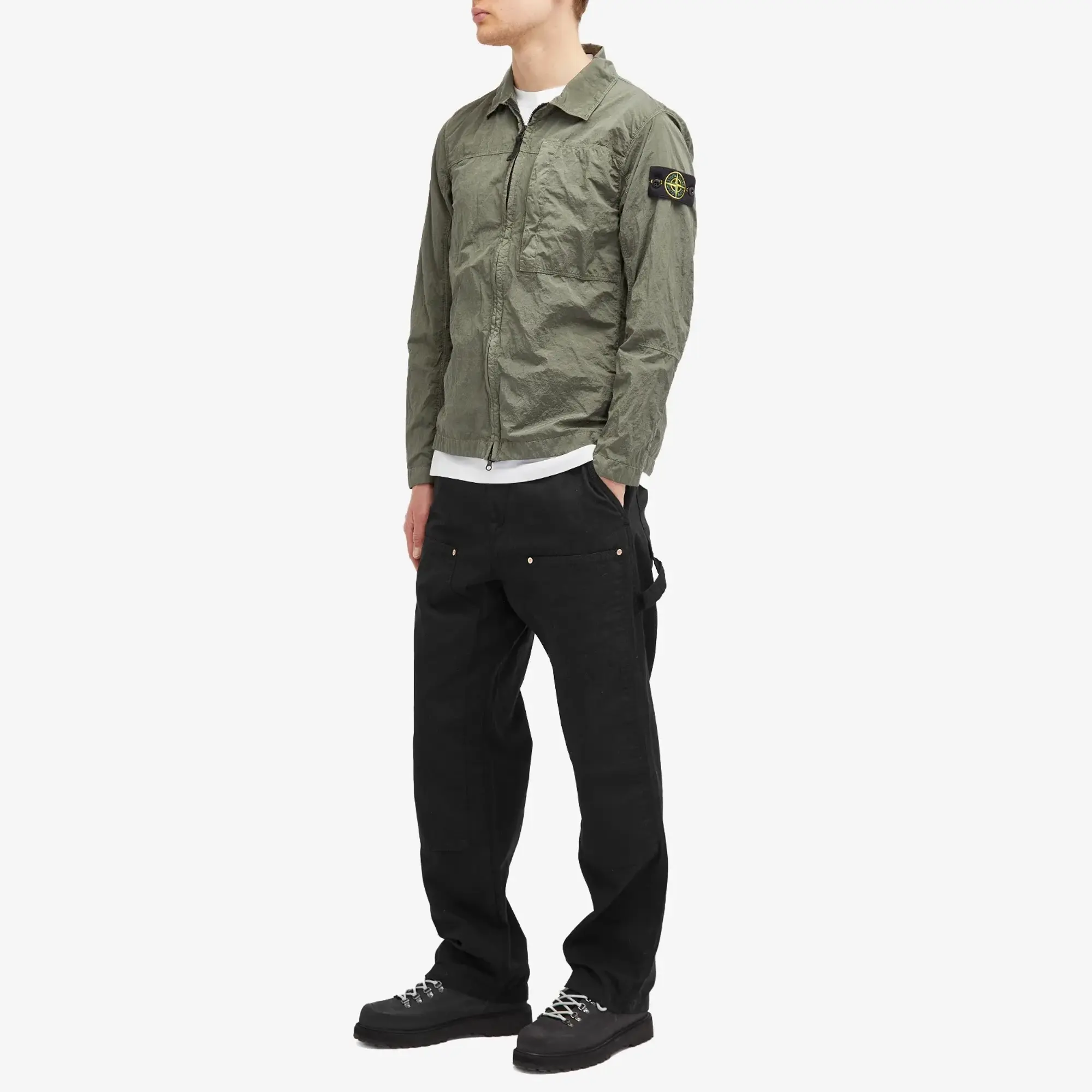 Stone Island Men's Nylon Metal Shirt Jacket Musk