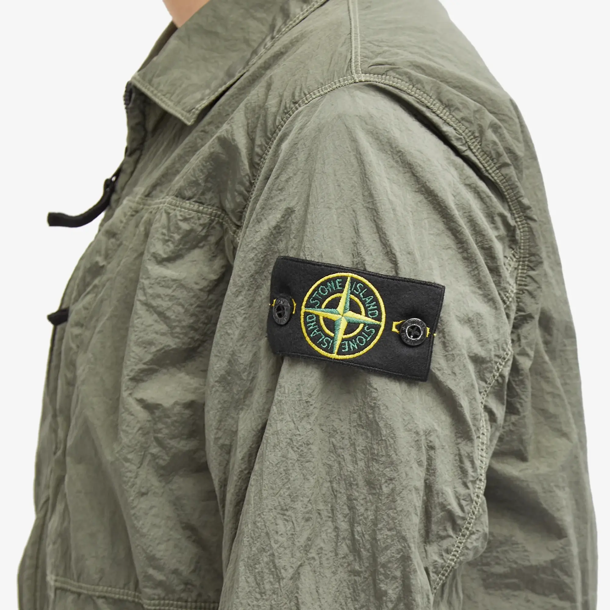 Stone Island Men's Nylon Metal Shirt Jacket Musk