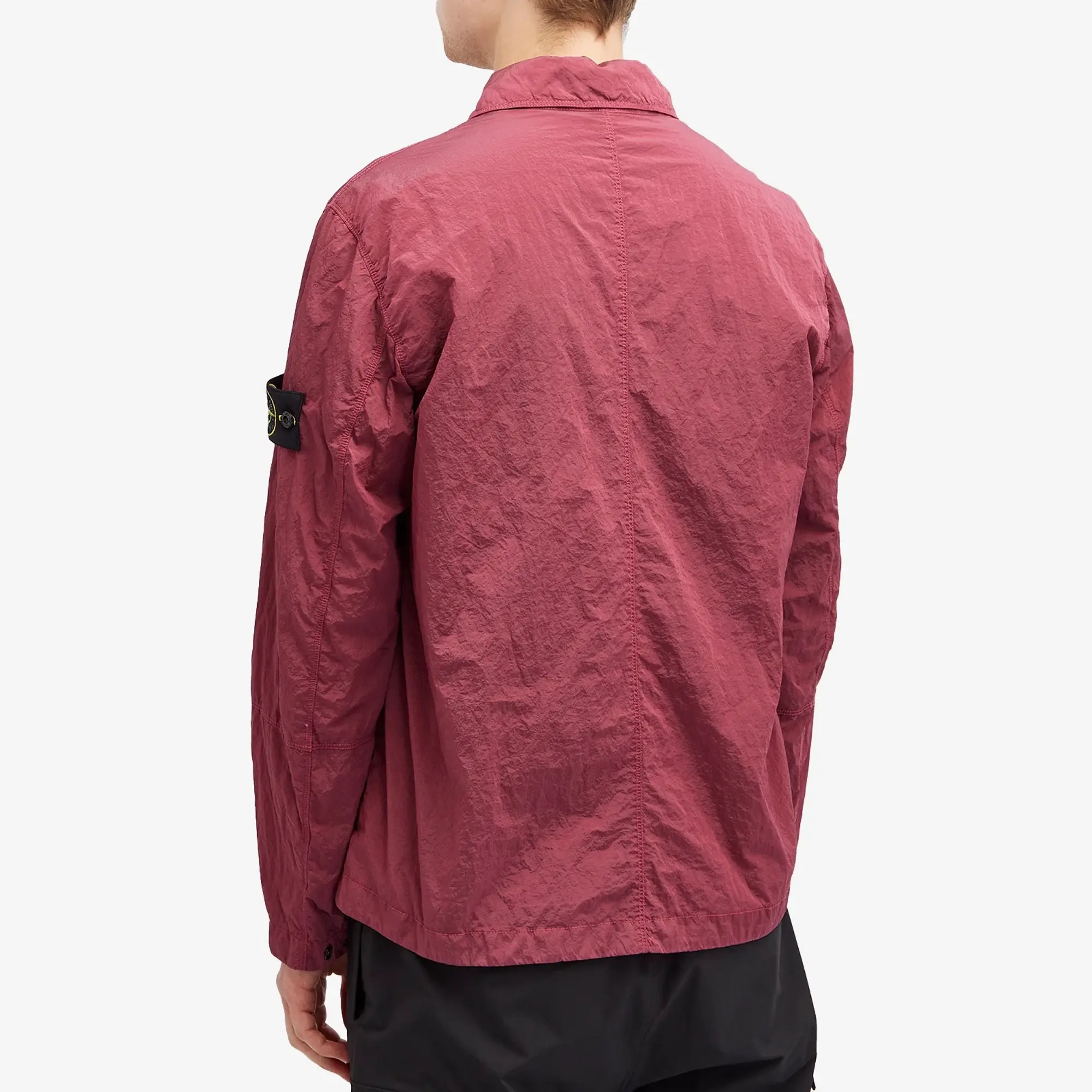 Stone Island Men's Nylon Metal Shirt Jacket Rose Quartz