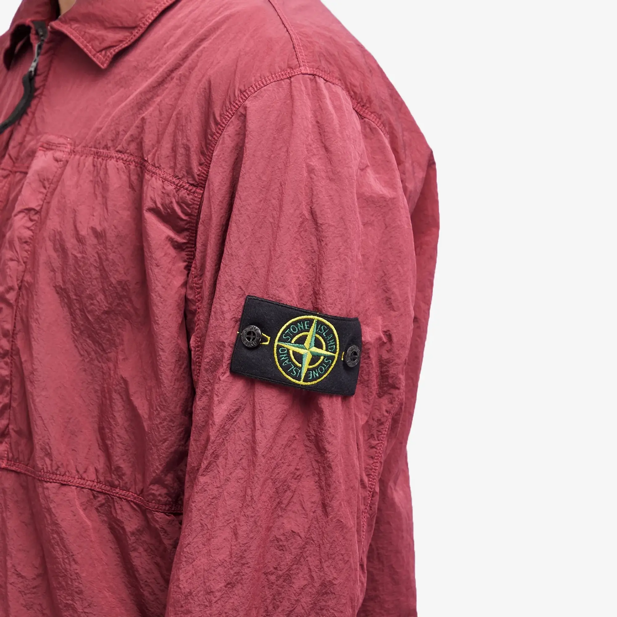 Stone Island Men's Nylon Metal Shirt Jacket Rose Quartz