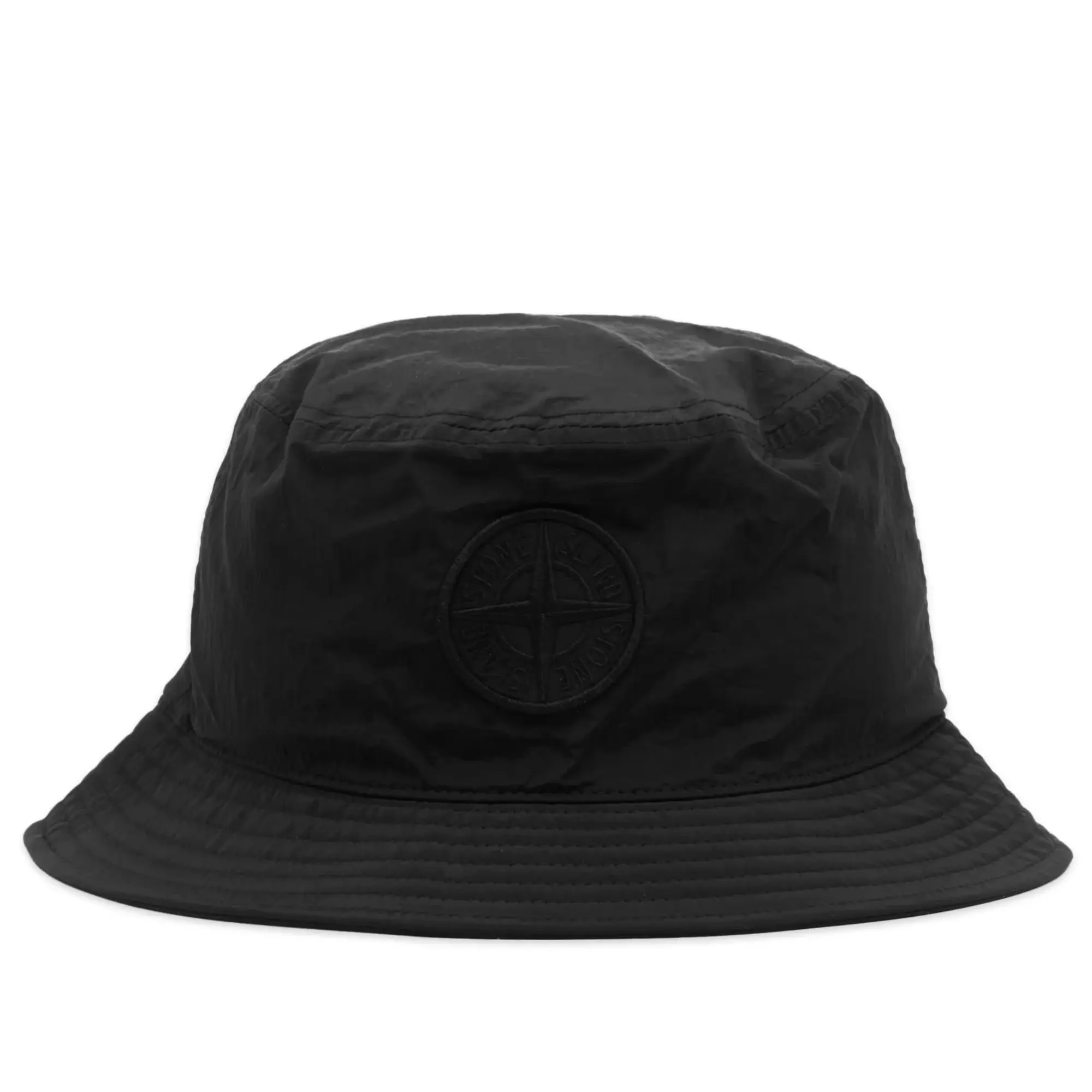 Stone Island Men's Nylon Metal Bucket Hat Black