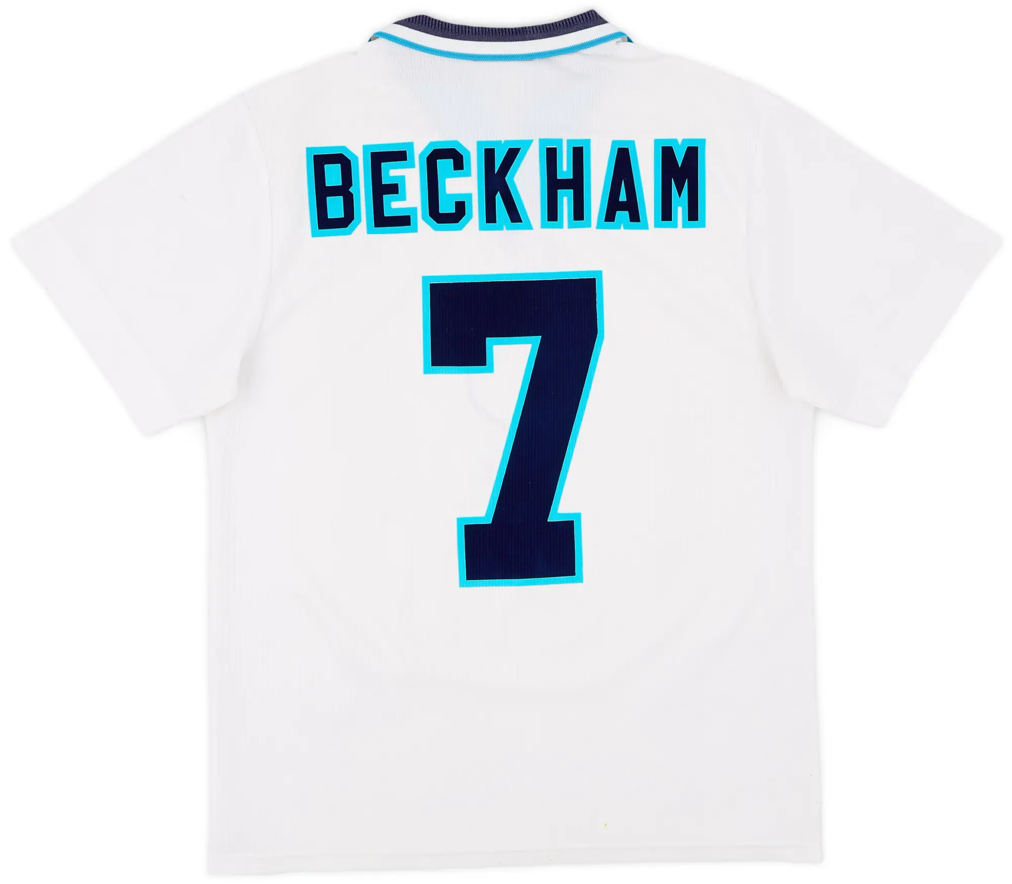 Umbro 1995-97 England Home Shirt Beckham #7 - 5/10 - (M)