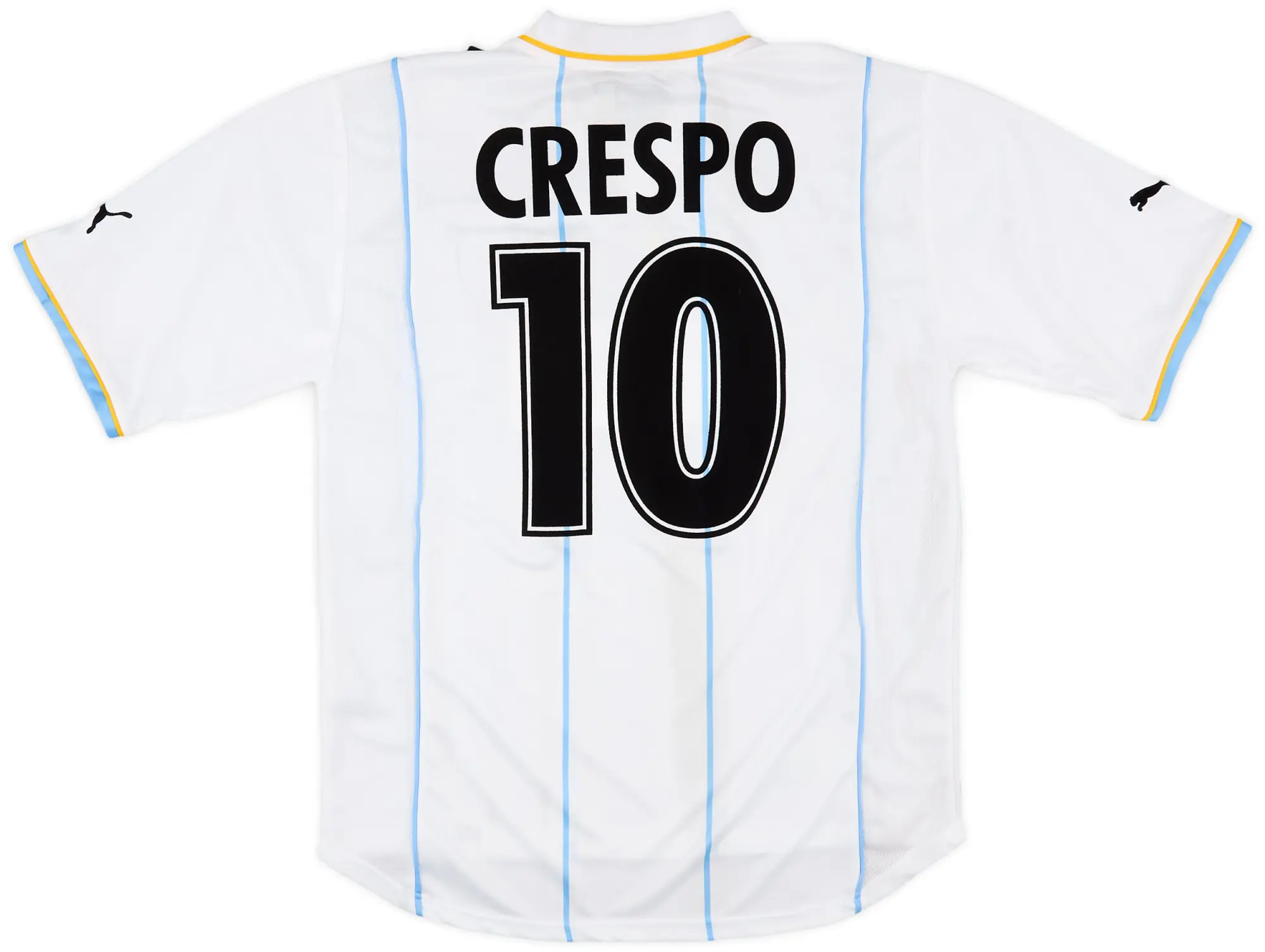 Puma 2001-02 Lazio European Home Shirt Crespo #10 (M)