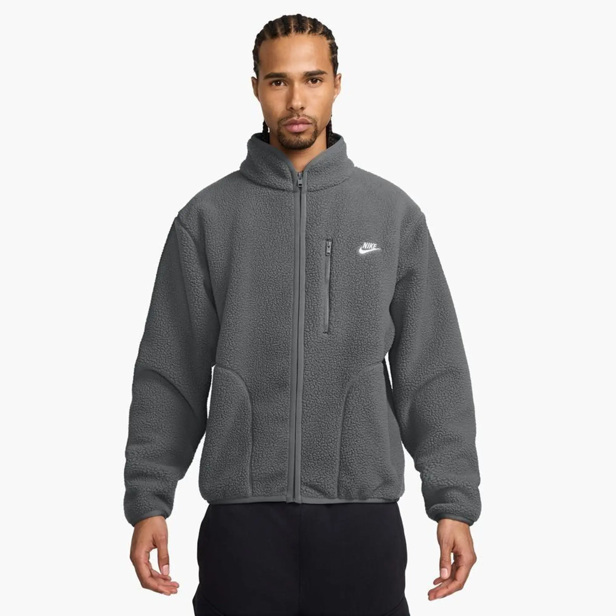 Nike Seasonal Winter Jacket Club - ['Grey']
