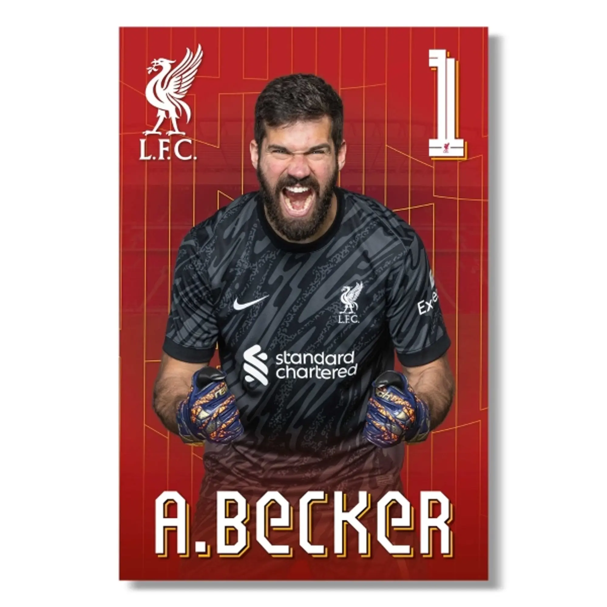 Liverpool FC LFC 24/25 Alisson Becker Poster