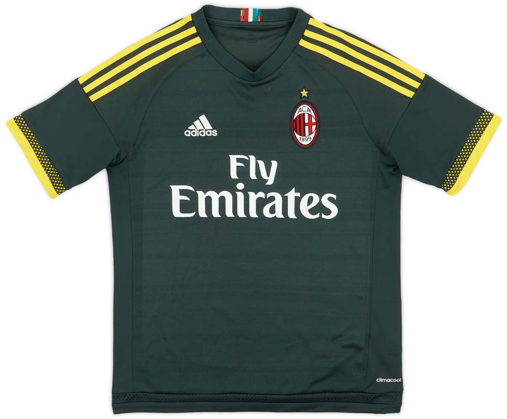 adidas 2015-16 AC Milan Third Shirt - 8/10 - (S)
