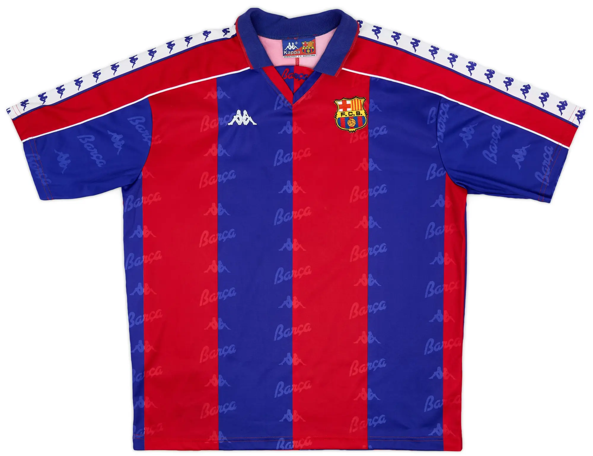 Kappa 1992-95 Barcelona Home Shirt - 9/10 - (XL)