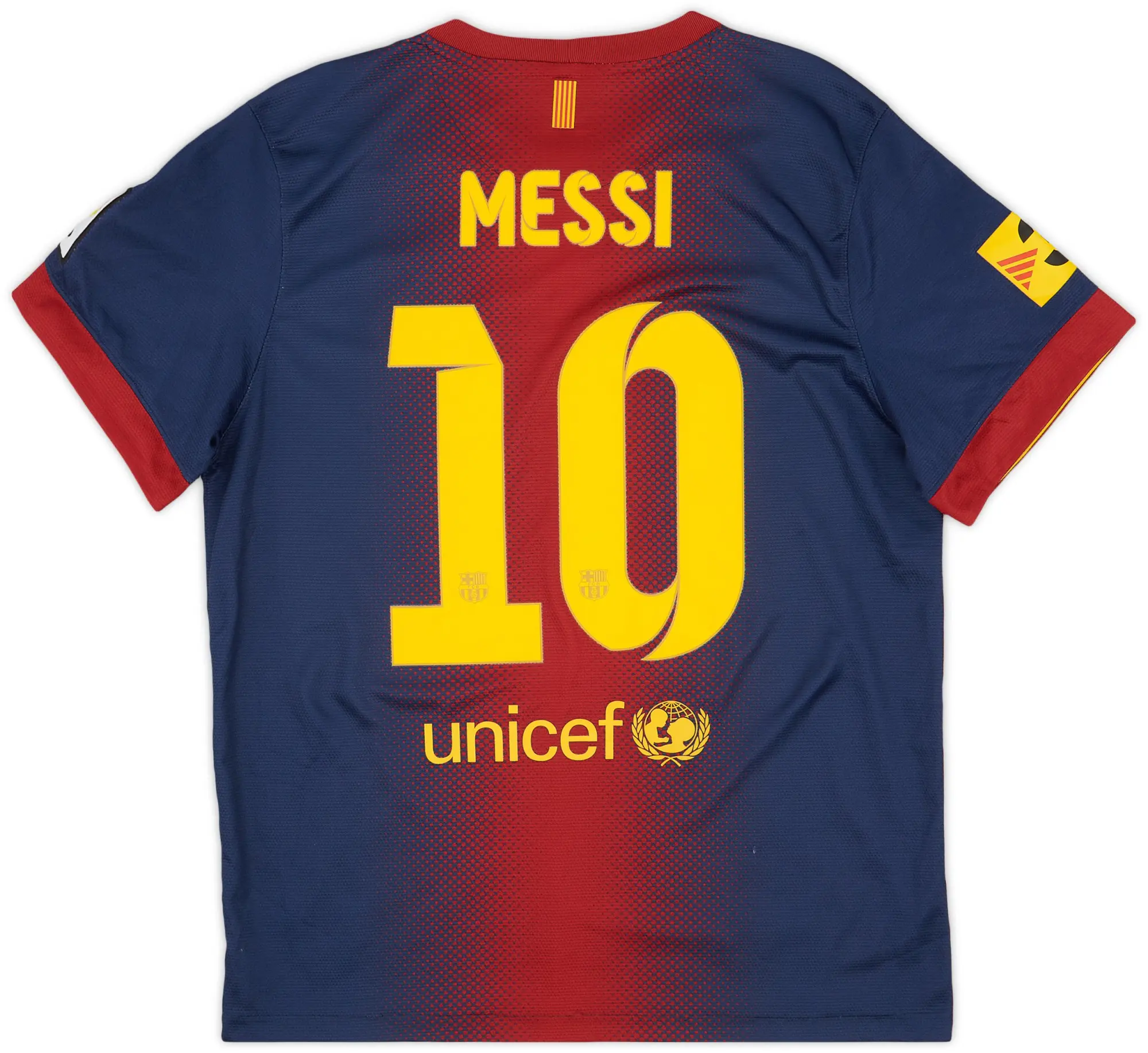 Nike 2012-13 Barcelona Home Shirt Messi #10 - 6/10 - (XL)