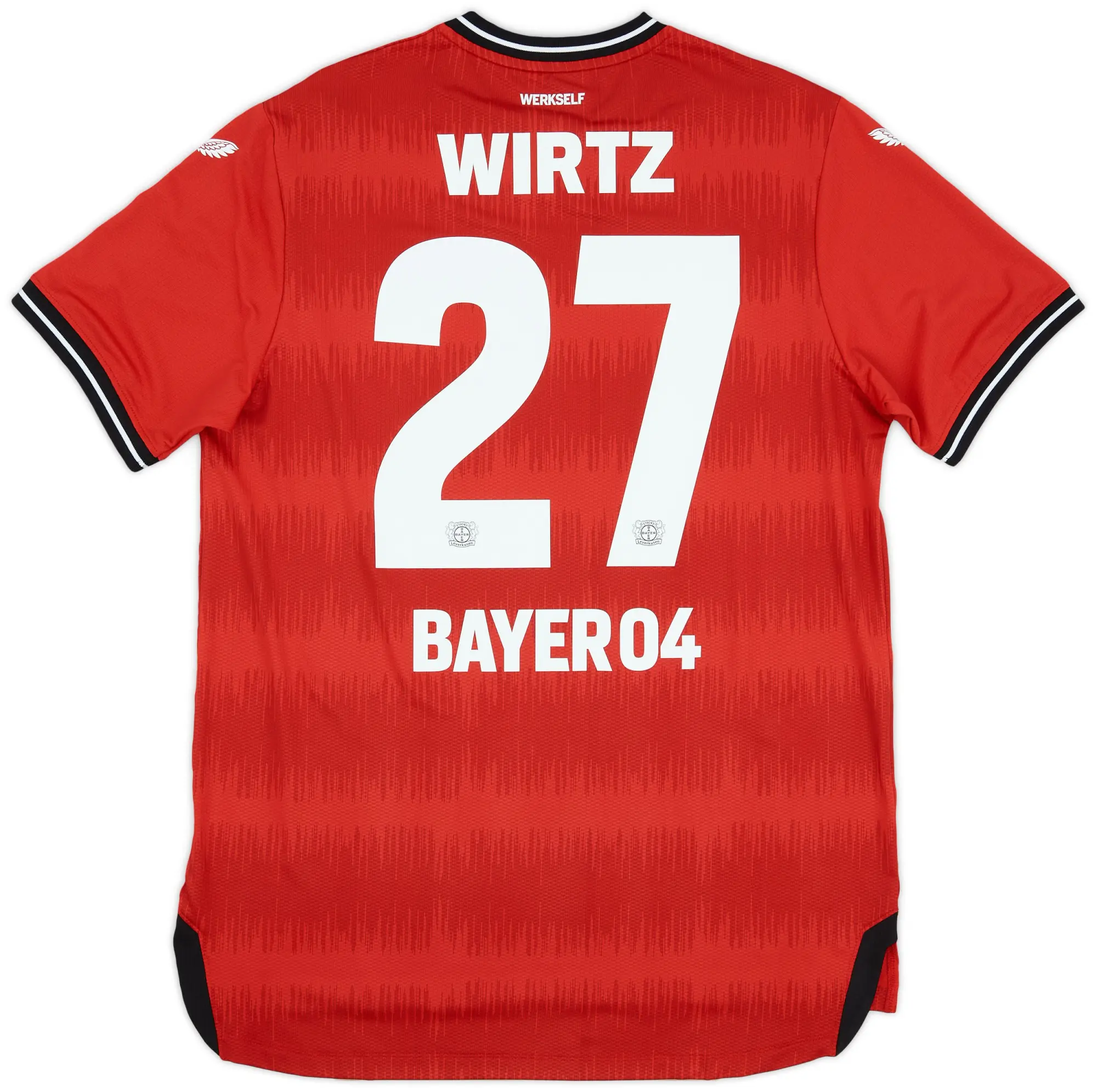 Castore 2022-23 Bayer Leverkusen Player Issue Pro Home Shirt Wirtz #27 (L)