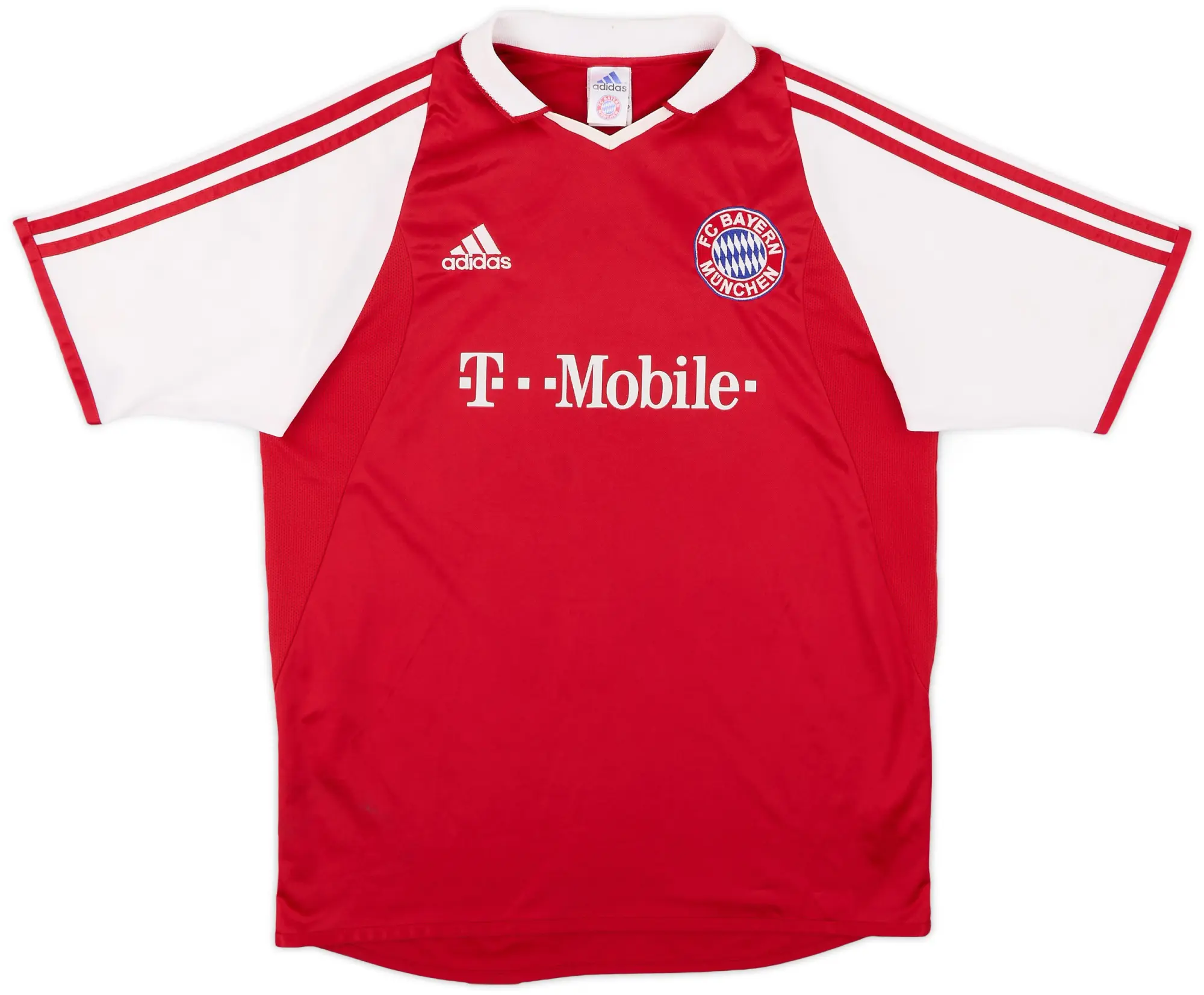 adidas 2003-04 Bayern Munich Home Shirt - 7/10 - (XL.Boys)
