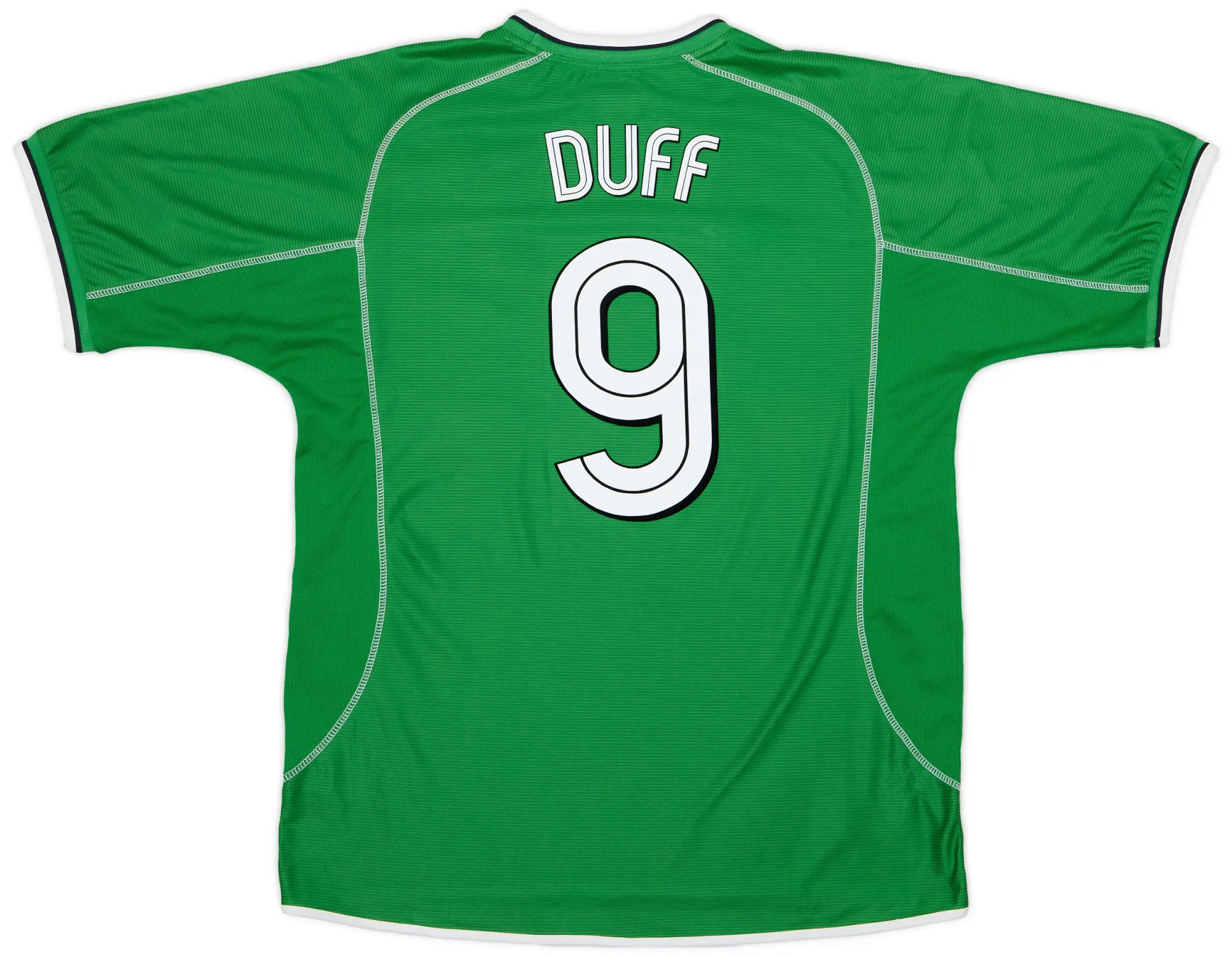 Umbro 2001-03 Ireland Home Shirt Duff #9 - 8/10 - (XL)