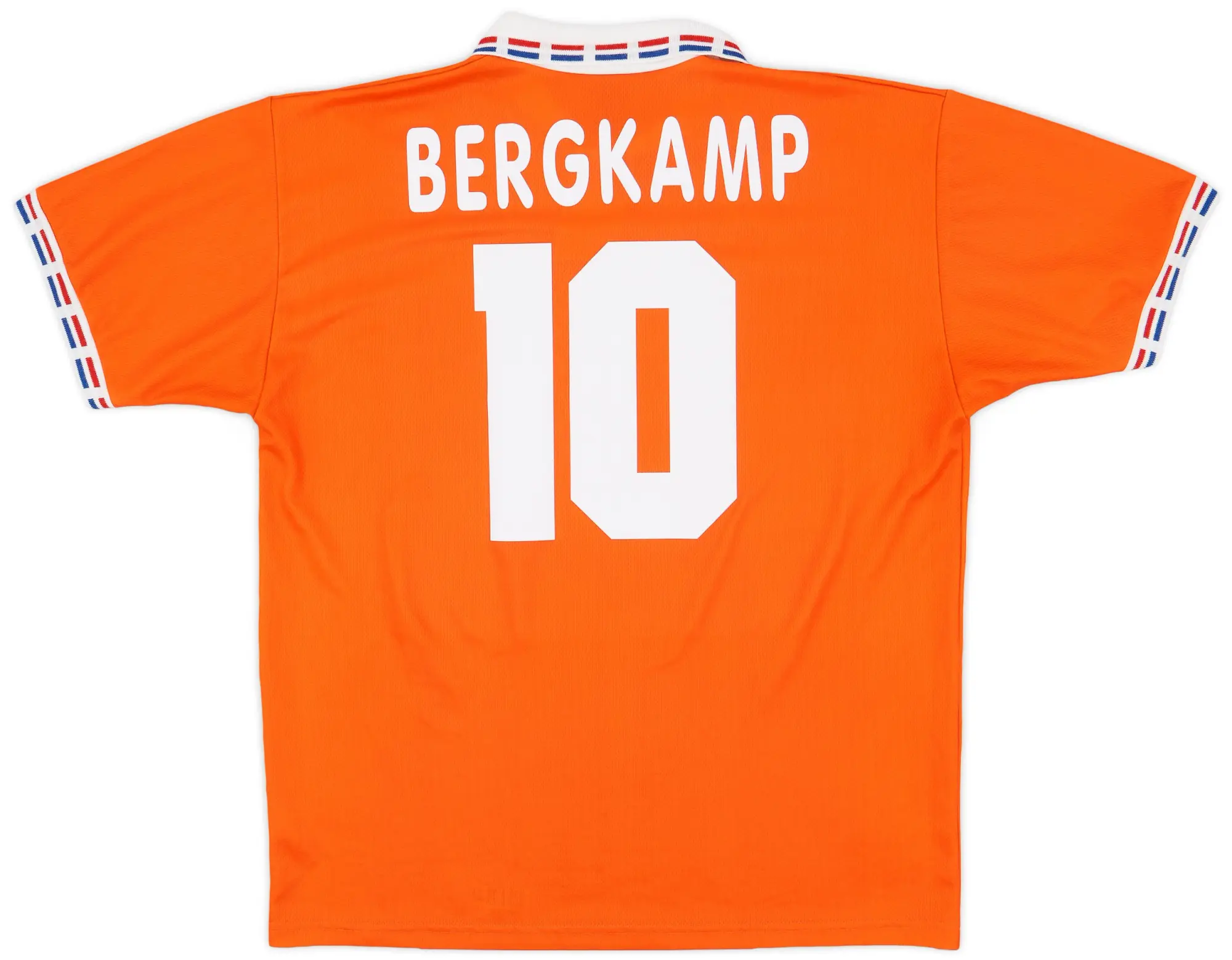 Lotto 1996 Netherlands Home Shirt Bergkamp #10 - 8/10 - (XXL)