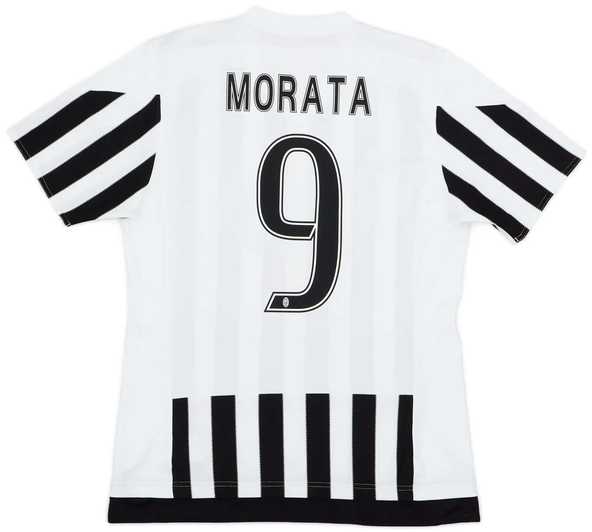 adidas 2015-16 Juventus Home Shirt Morata #9 - 9/10 - (M)