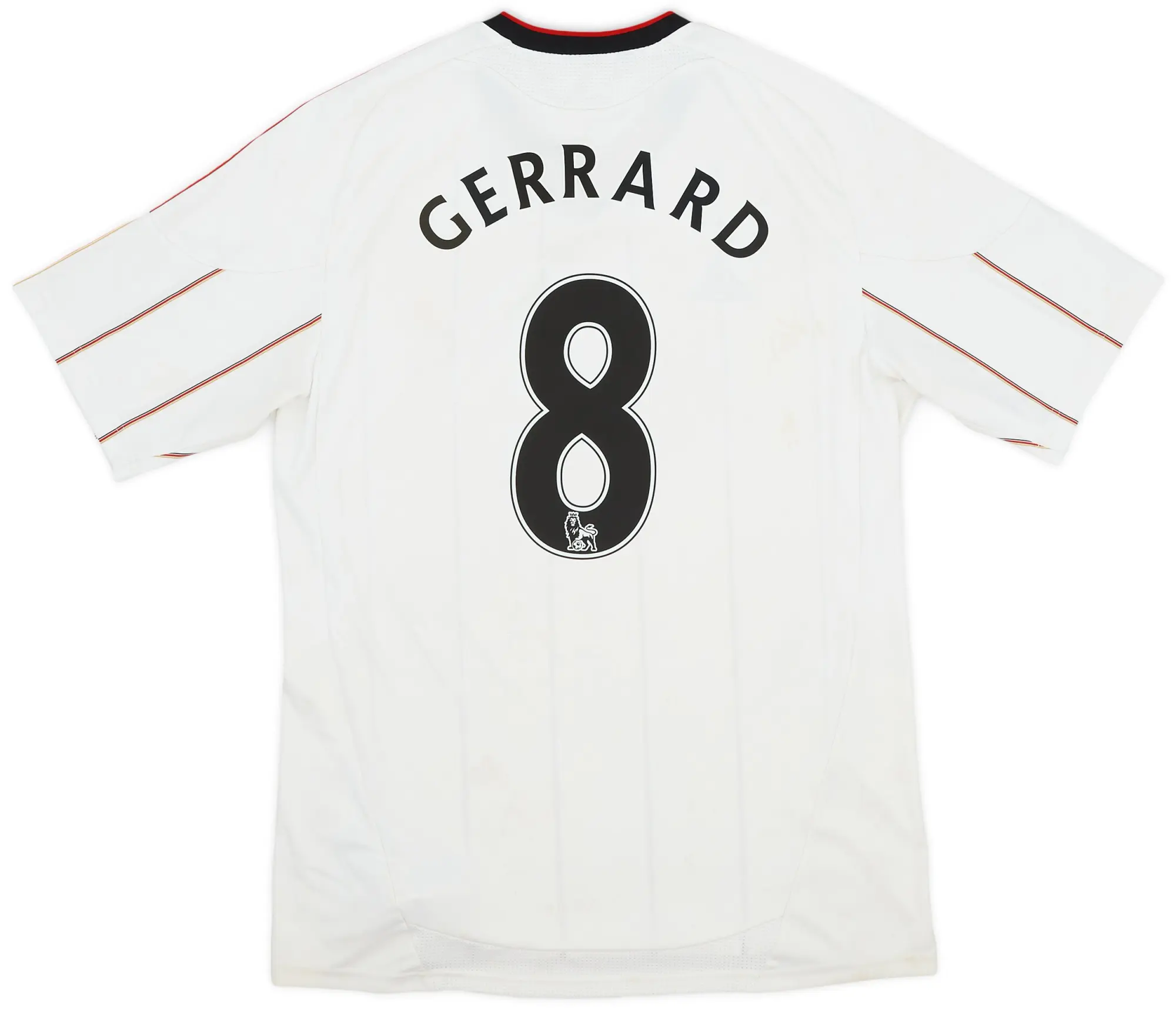 adidas 2010-11 Liverpool Away Shirt Gerrard #8 - 6/10 - (L)