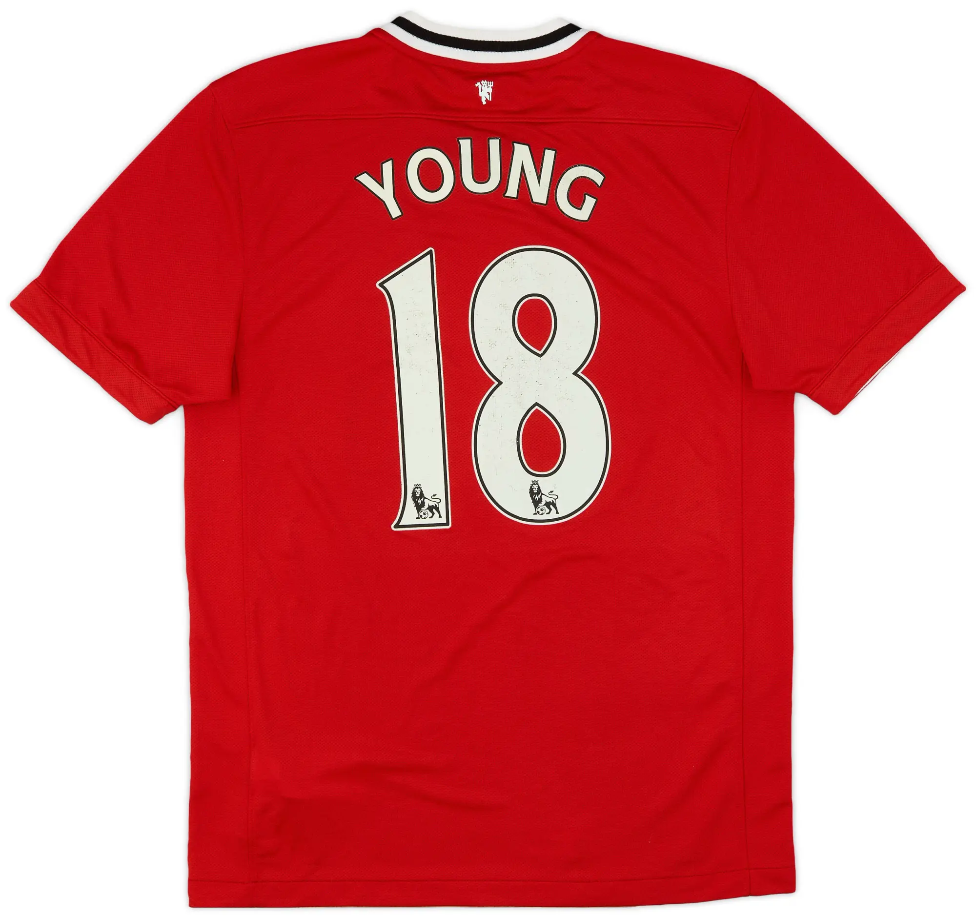 Nike 2011-12 Manchester United Home Shirt Young #18 - 5/10 - (M)