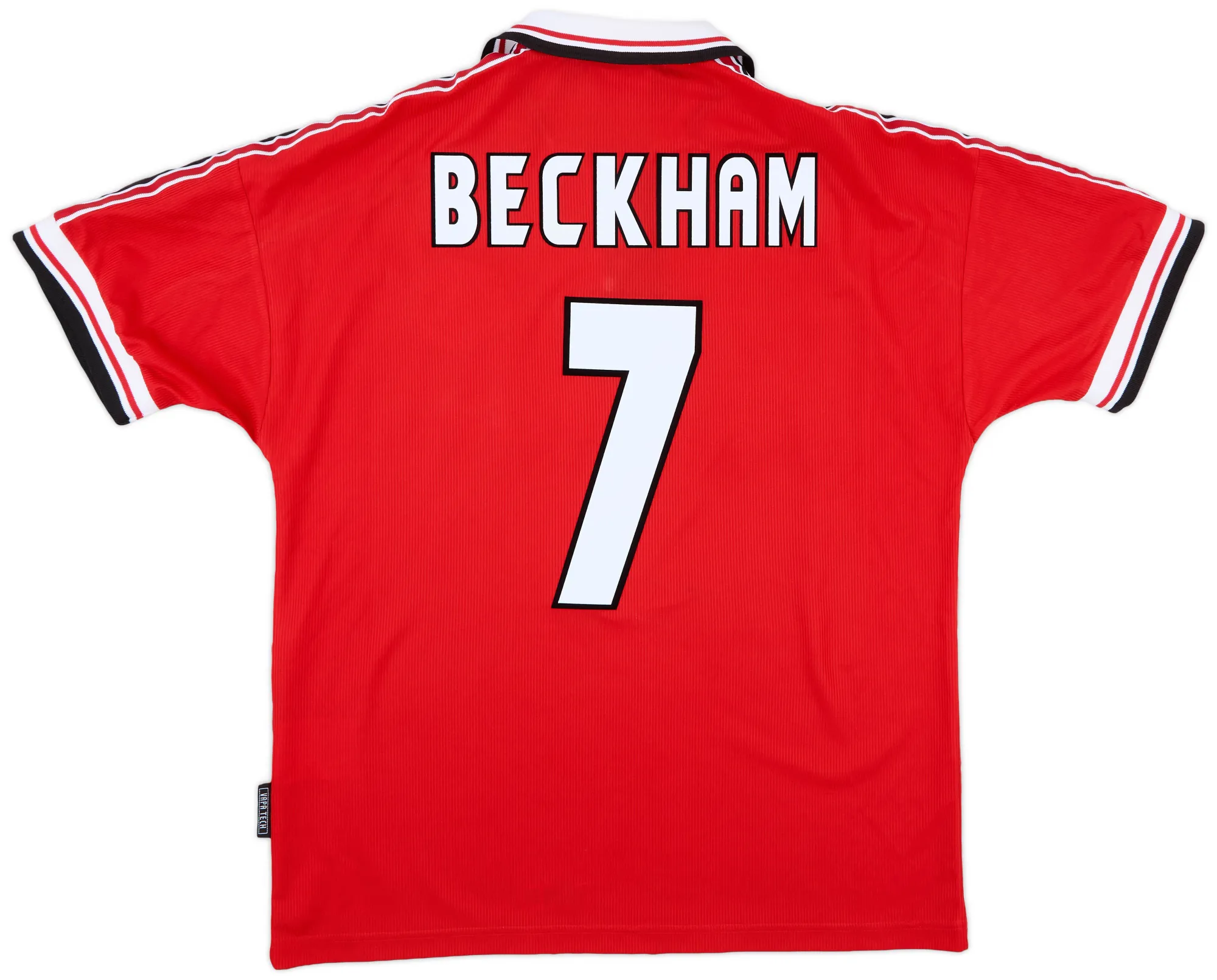 Umbro 1998-00 Manchester United Home Shirt Beckham #7 - 6/10 - (L