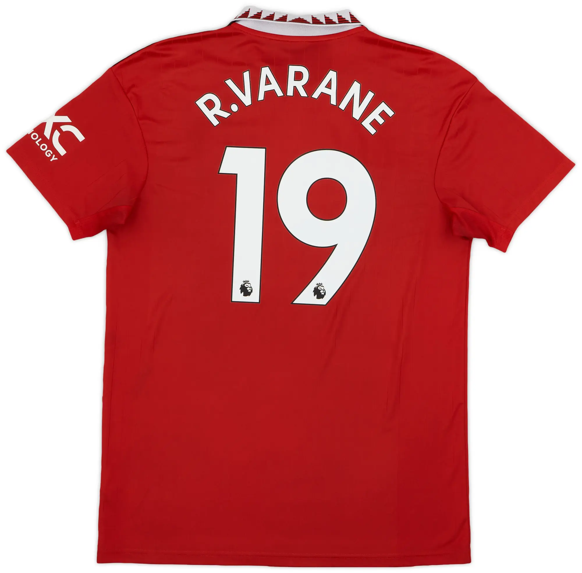 adidas 2022-23 Manchester United Home Shirt Varane #19 - 8/10 - (L)