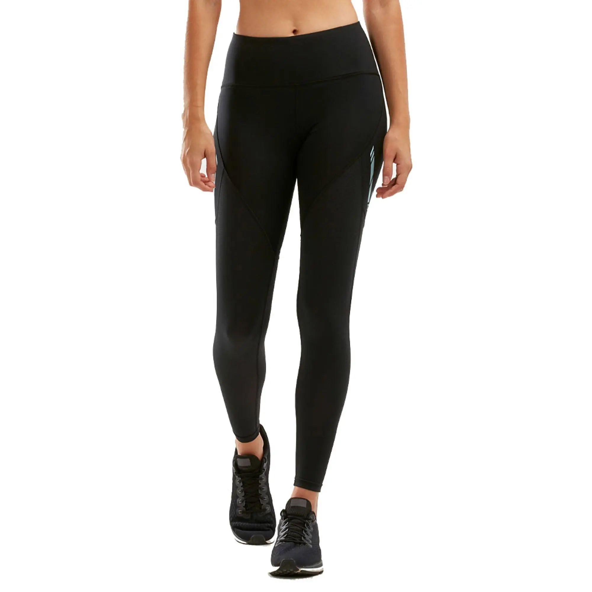 2XU Mid-Rise Run Dash Line Women's Tights