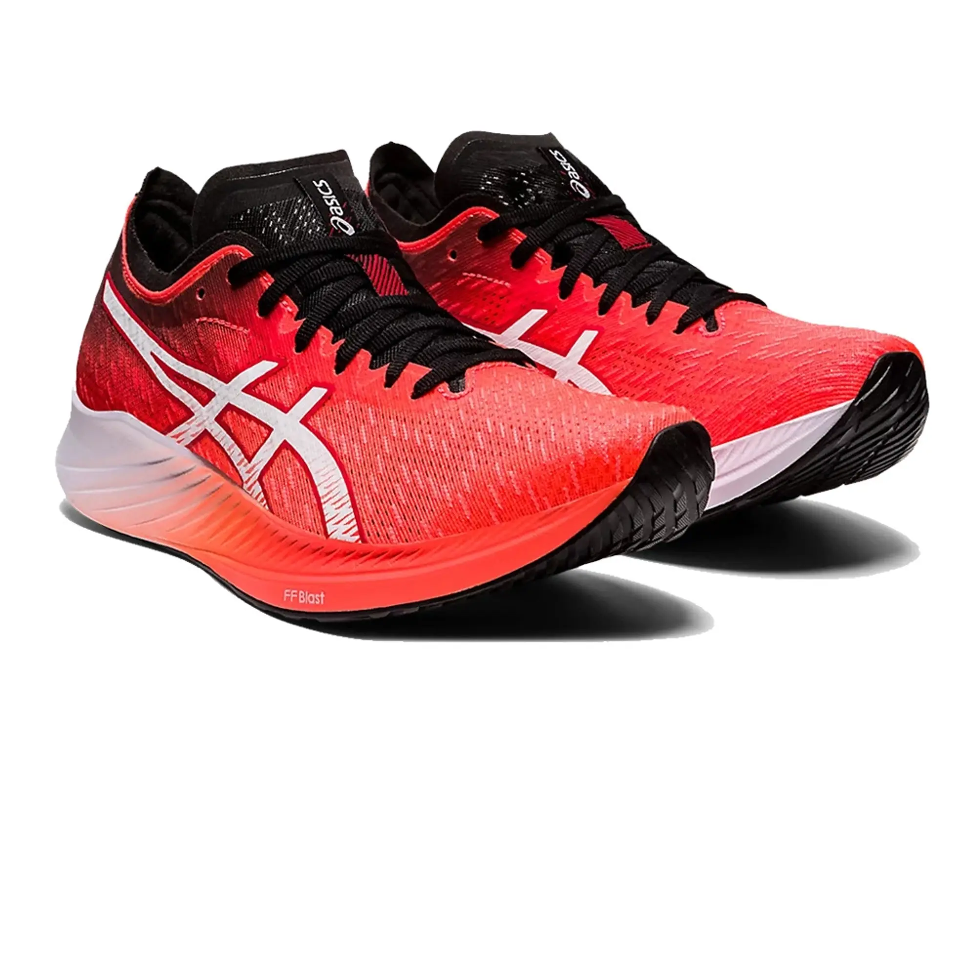 Asics Womens Magic Speed Running Shoes - Red Textile