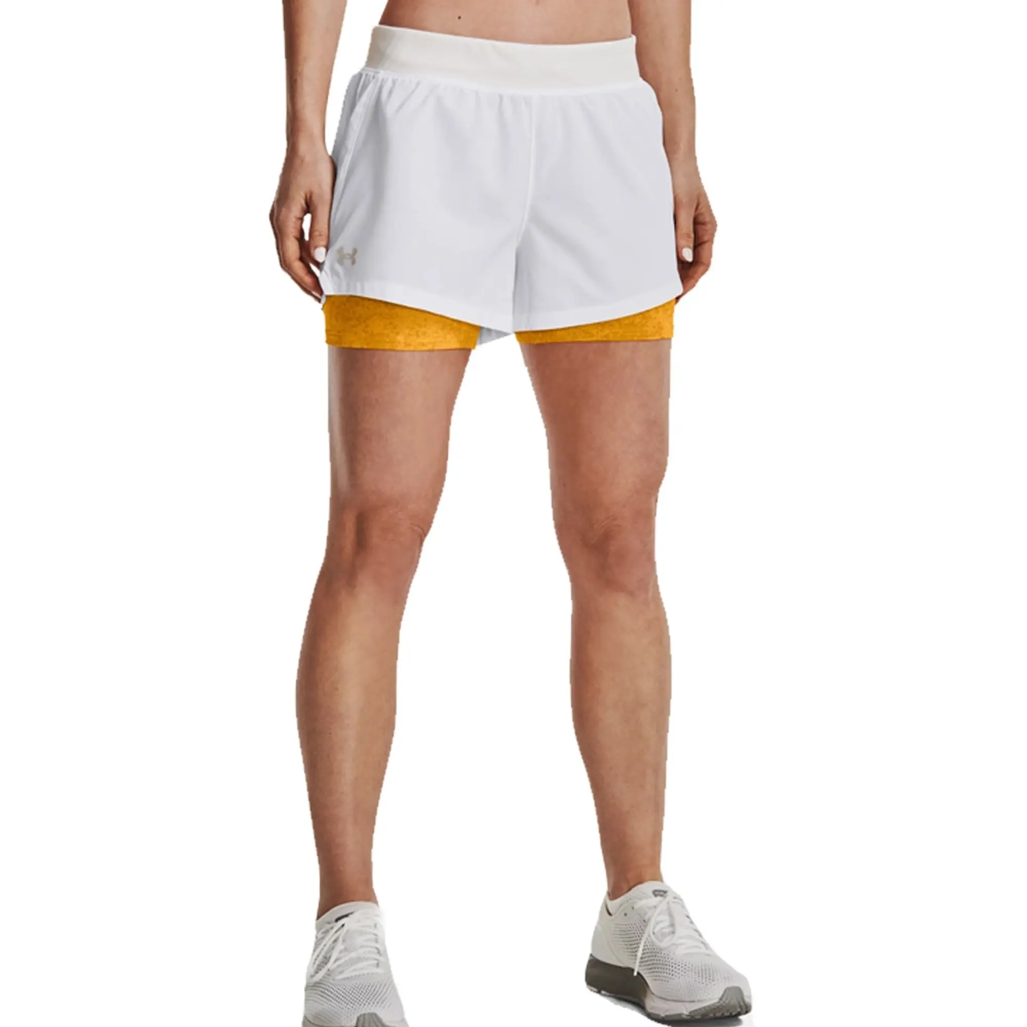 Under Armour IsoChill 2in1 Shorts Womens - White