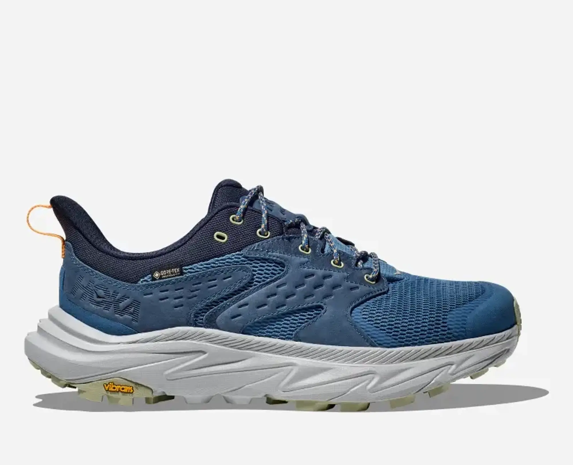 Hoka One One HOKA Men's Anacapa 2 Low GORE-TEX Hiking Shoes in Foggy Night/Stardust