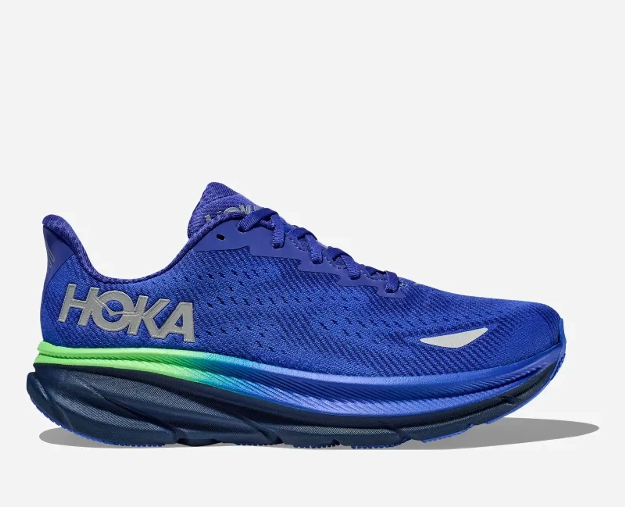 Hoka One One HOKA Men's Clifton 9 GORE-TEX Road Running Shoes in Dazzling Blue/Evening Sky