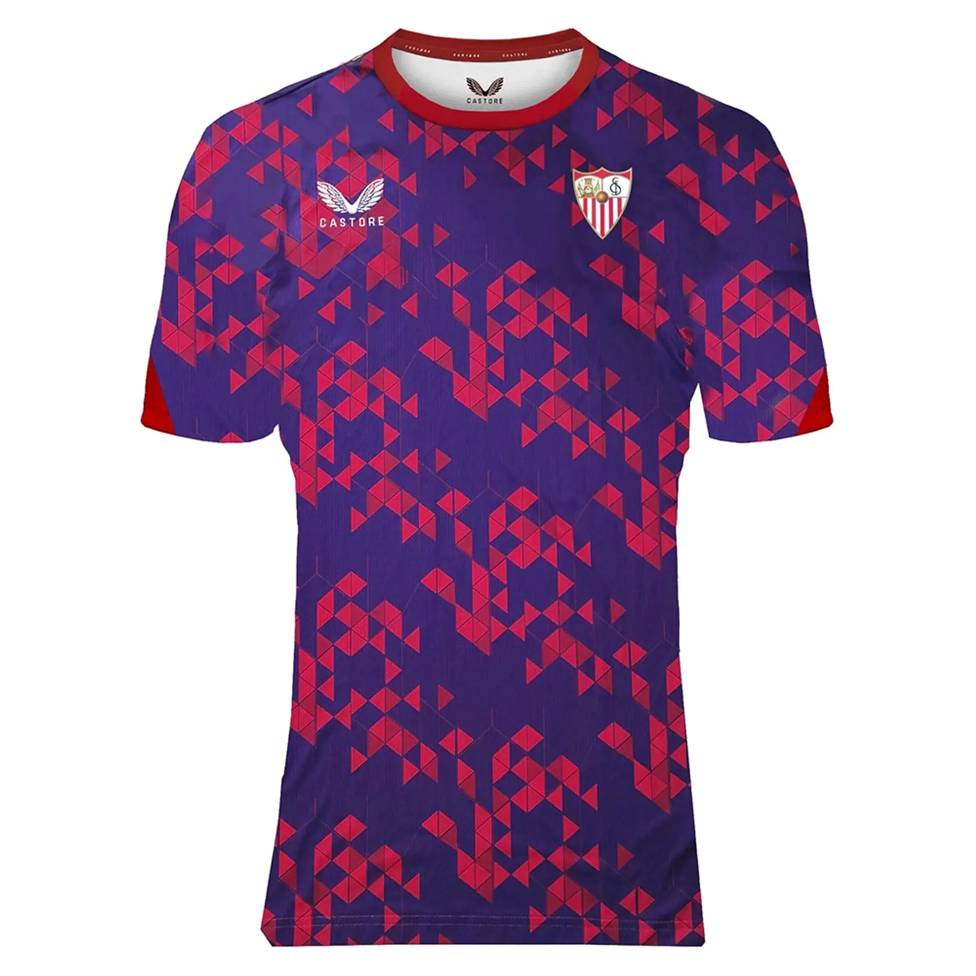 Castore Sevilla Fc 24/25 Pre Match Short Sleeve T-shirt