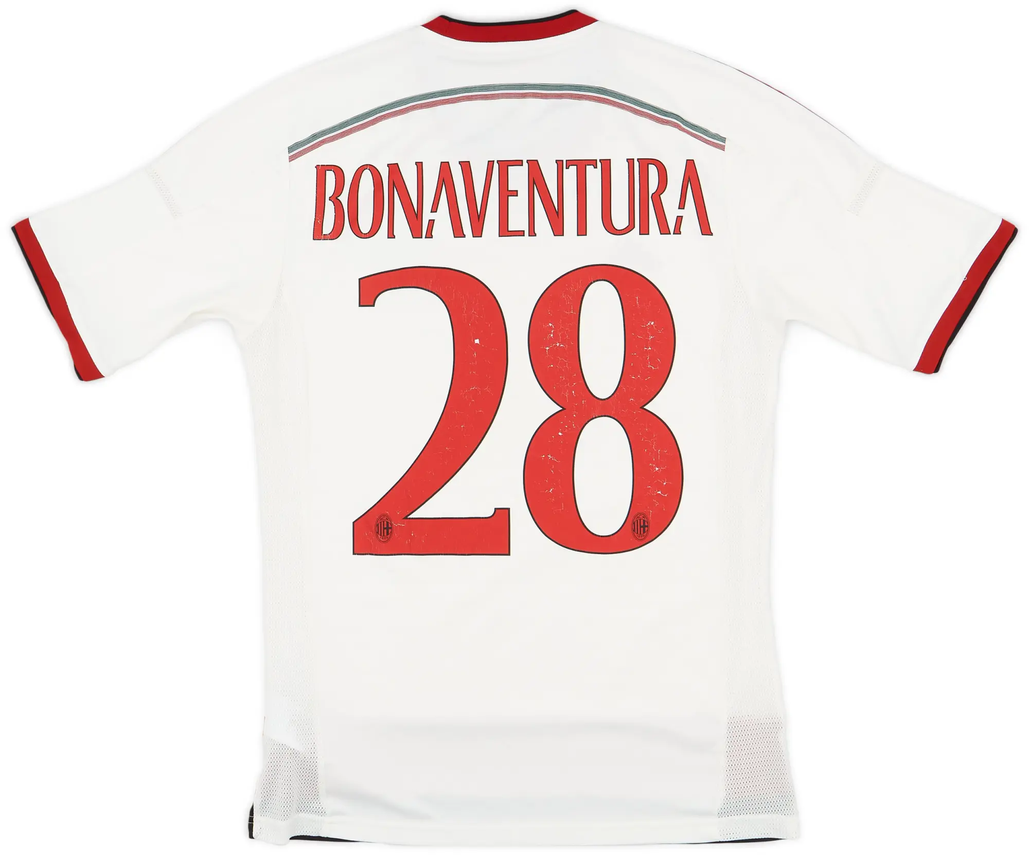 adidas 2014-15 AC Milan Away Shirt Bonaventura #28 - 6/10 - (S)