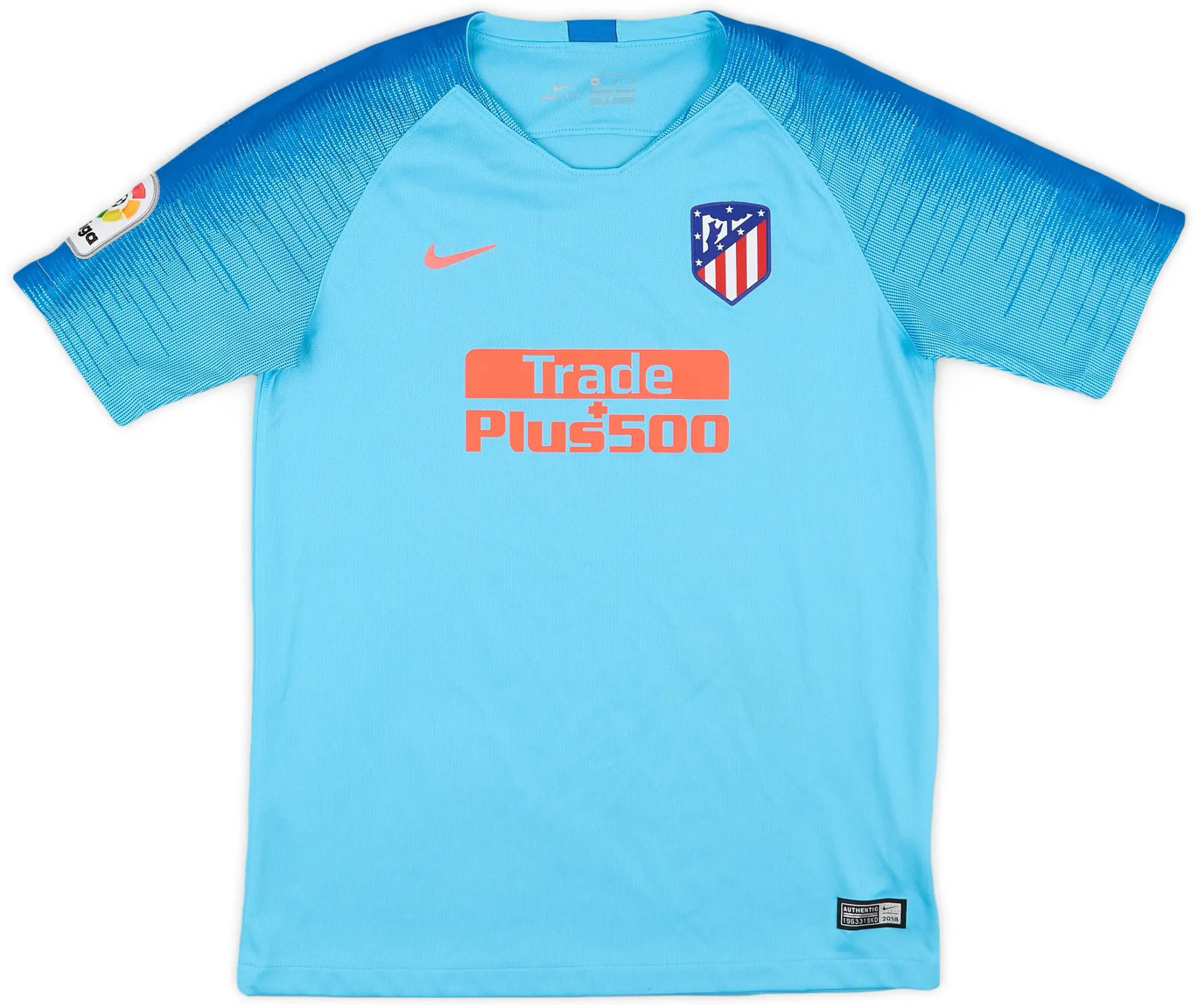 Nike 2018-19 Atletico Madrid Away Shirt - 7/10 - (XL.Boys)