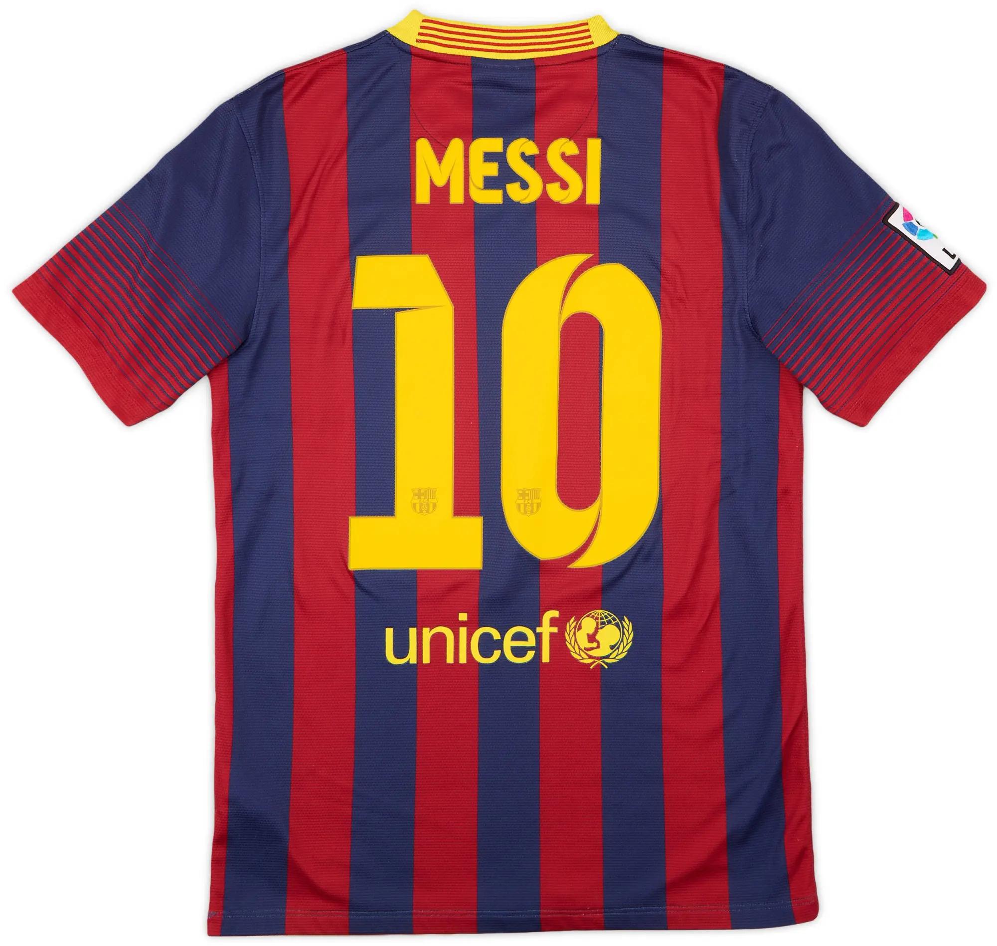 Nike 2013-14 Barcelona Home Shirt Messi #10 - 6/10 - (S)