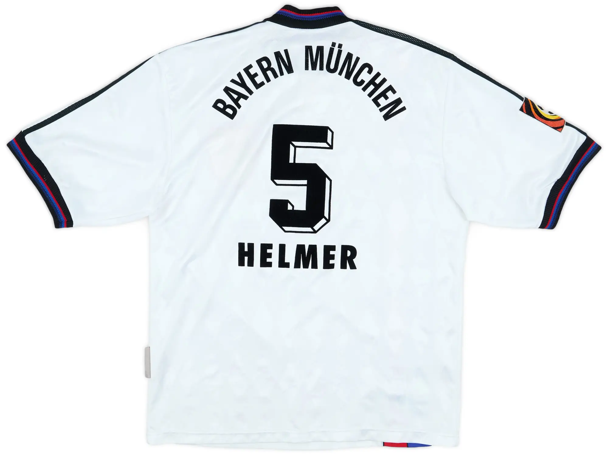 adidas 1996-98 Bayern Munich Away Shirt Helmer #5 - 5/10 - (M)