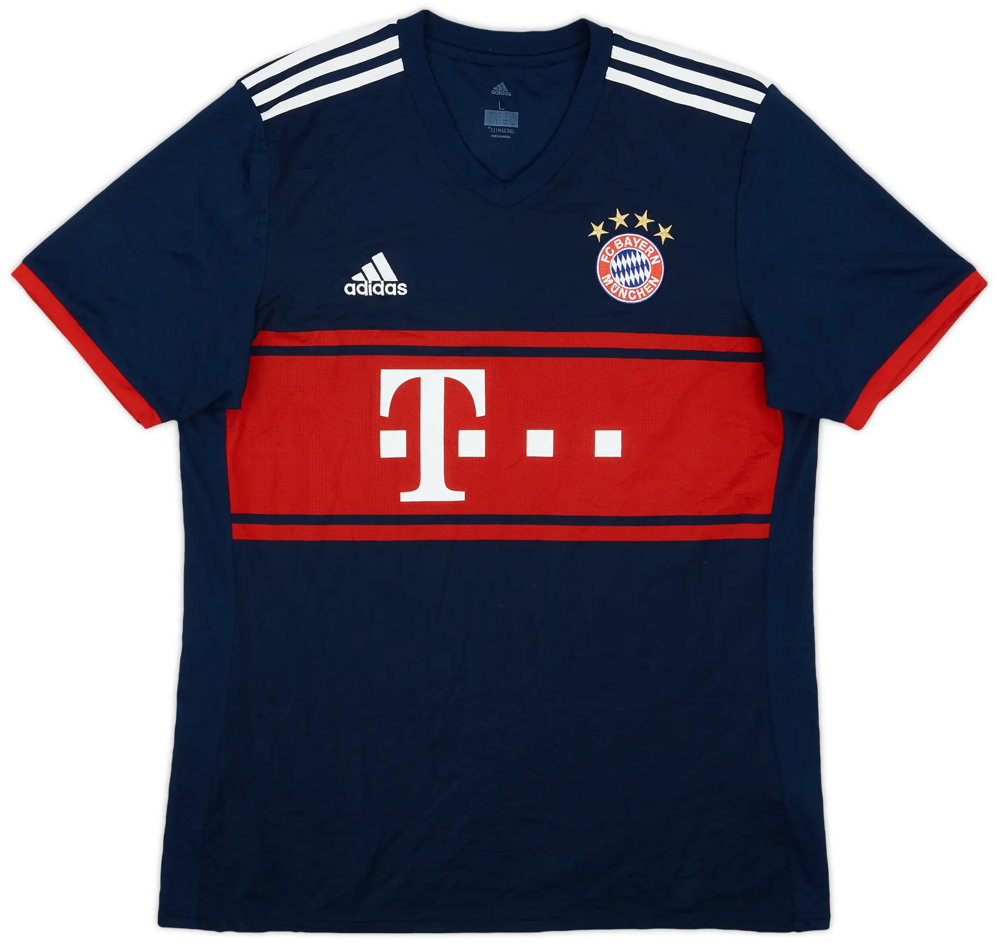 adidas 2017-18 Bayern Munich Away Shirt - 6/10 - (L)
