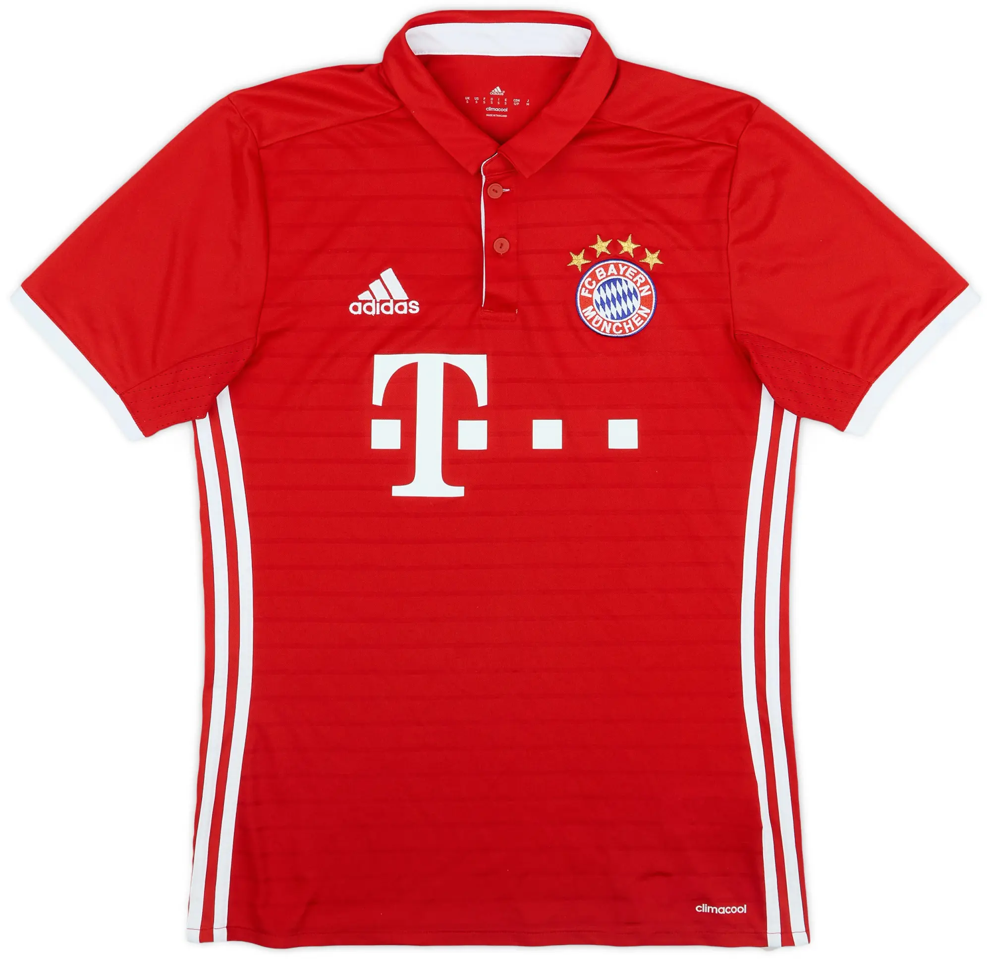 adidas 2016-17 Bayern Munich Home Shirt - 7/10 - (S)