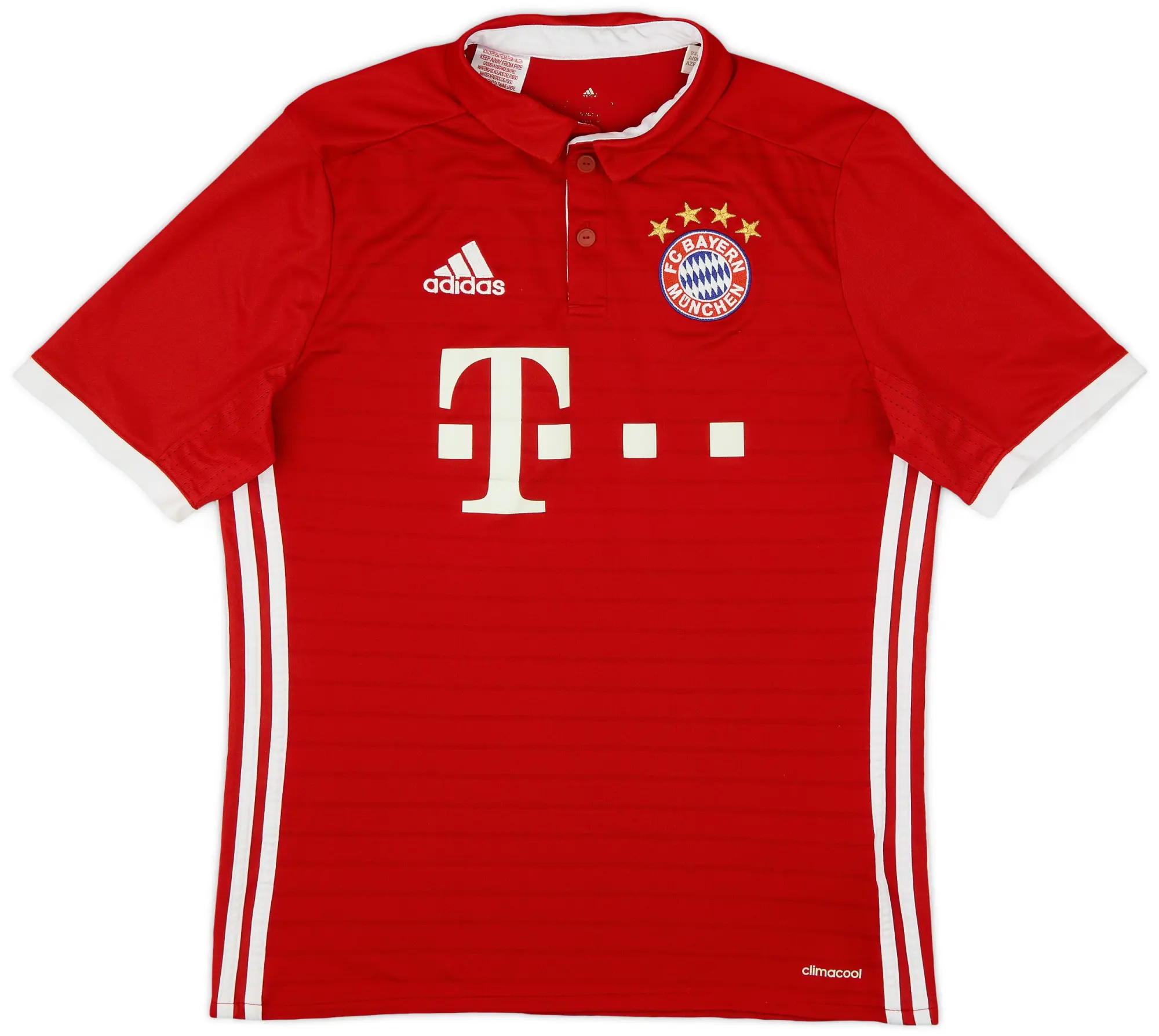 adidas 2016-17 Bayern Munich Home Shirt - 8/10 - (L.Boys)