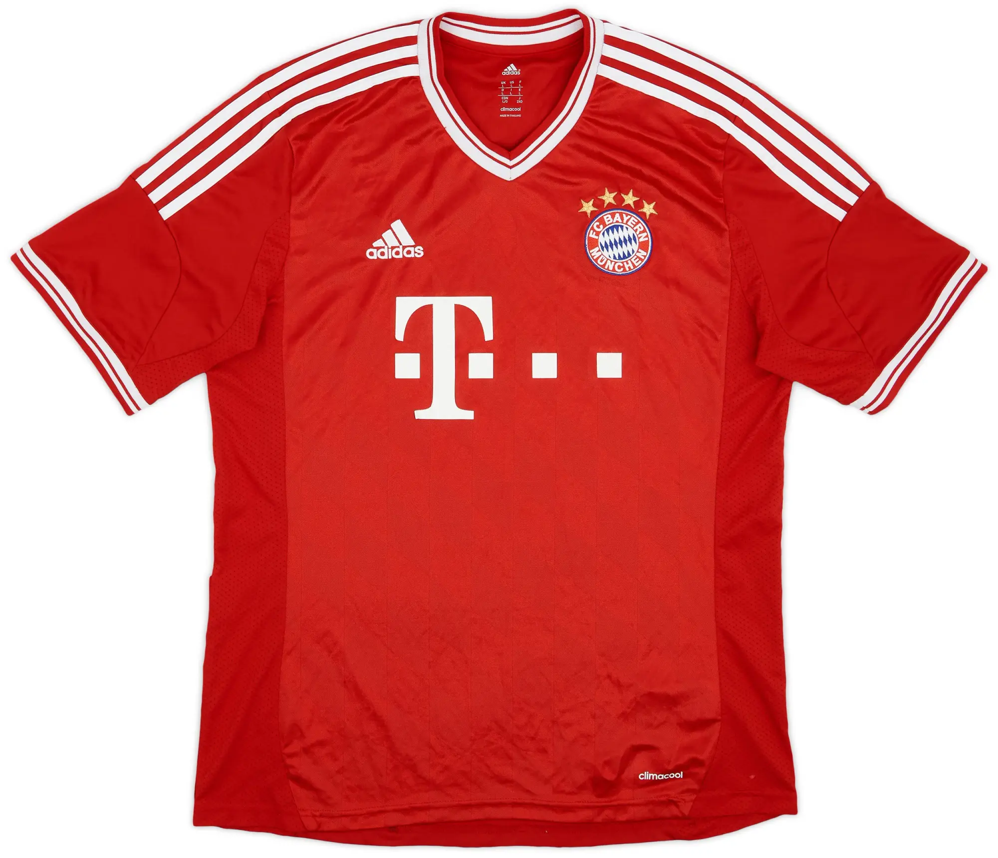 adidas 2013-14 Bayern Munich Home Shirt - 7/10 - (L)