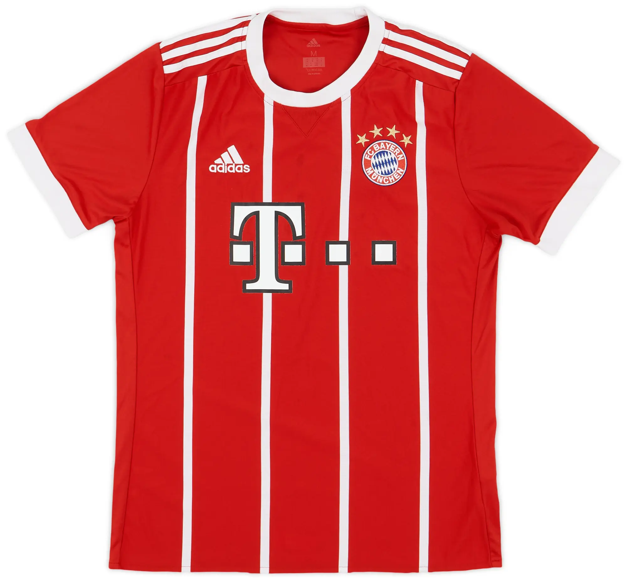 adidas 2017-18 Bayern Munich Home Shirt - 8/10 - (M)