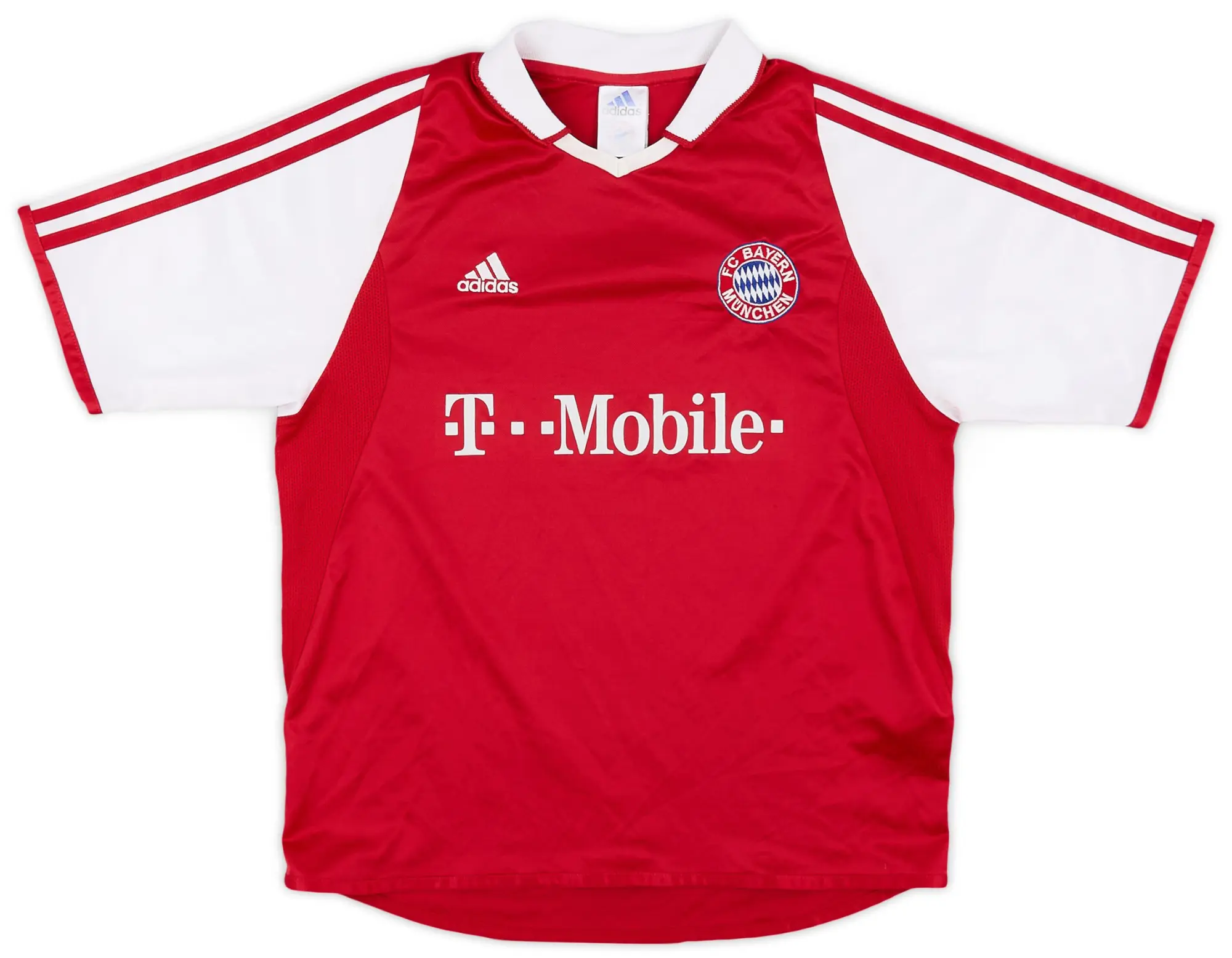 adidas 2003-04 Bayern Munich Home Shirt - 8/10 - (L.Boys)