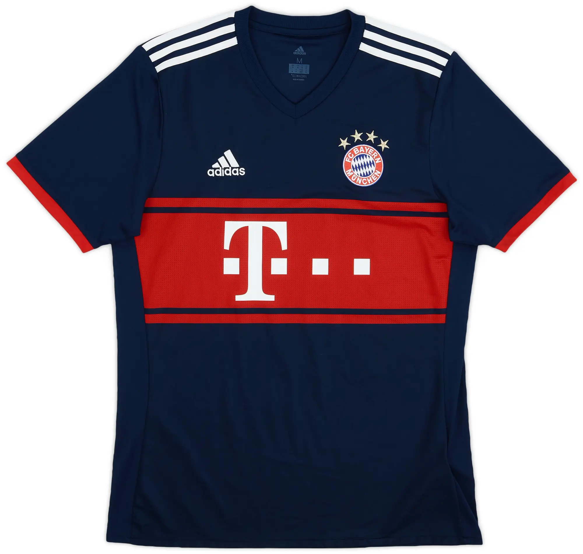 adidas 2017-18 Bayern Munich Away Shirt - 8/10 - (M)