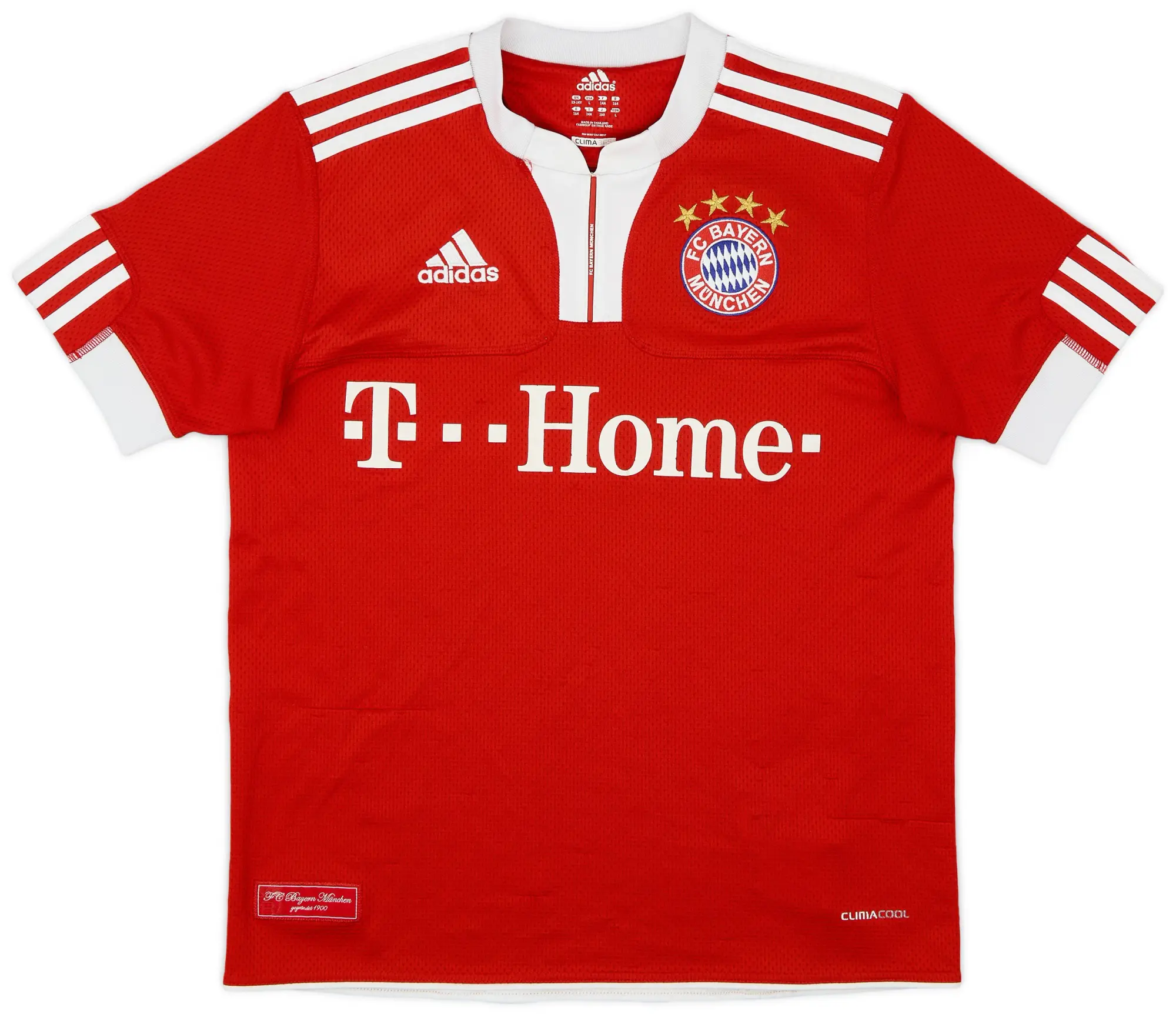 adidas 2009-10 Bayern Munich Home Shirt - 7/10 - (L.Boys)