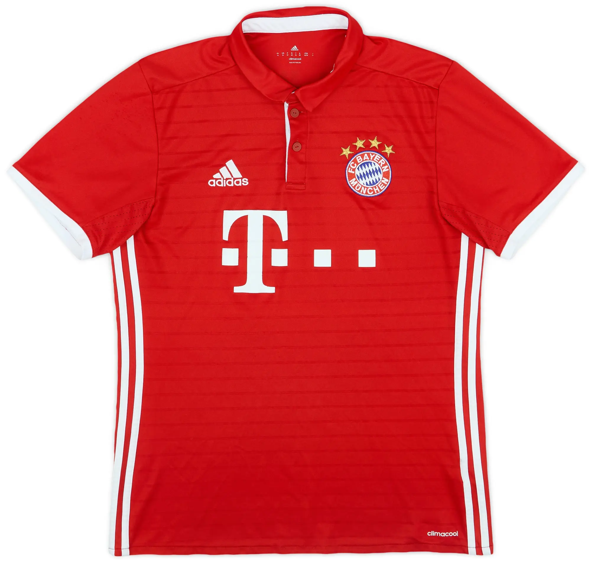 adidas 2016-17 Bayern Munich Home Shirt - 8/10 - (M)
