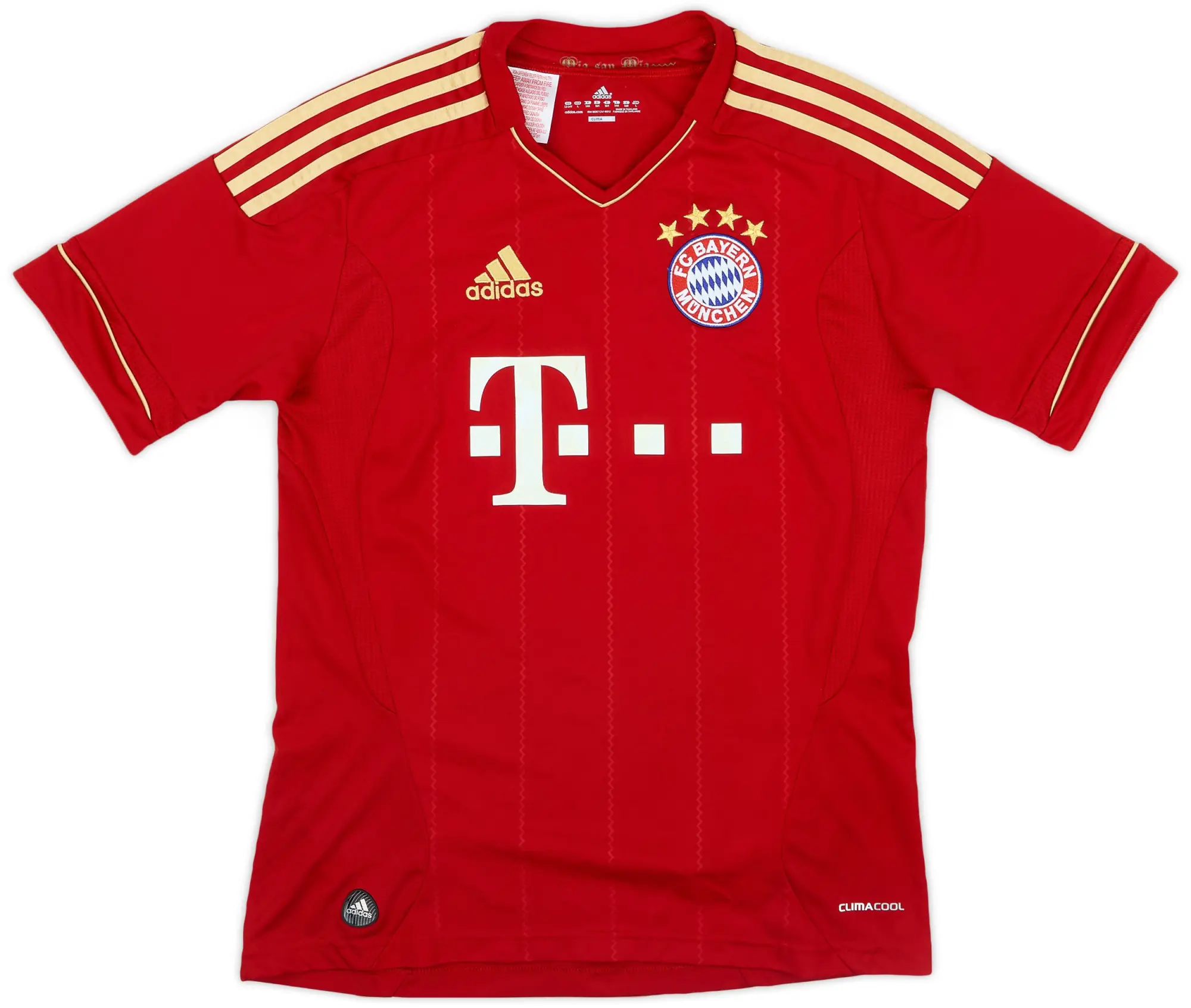 adidas 2011-13 Bayern Munich Home Shirt - 6/10 - (L.Boys)
