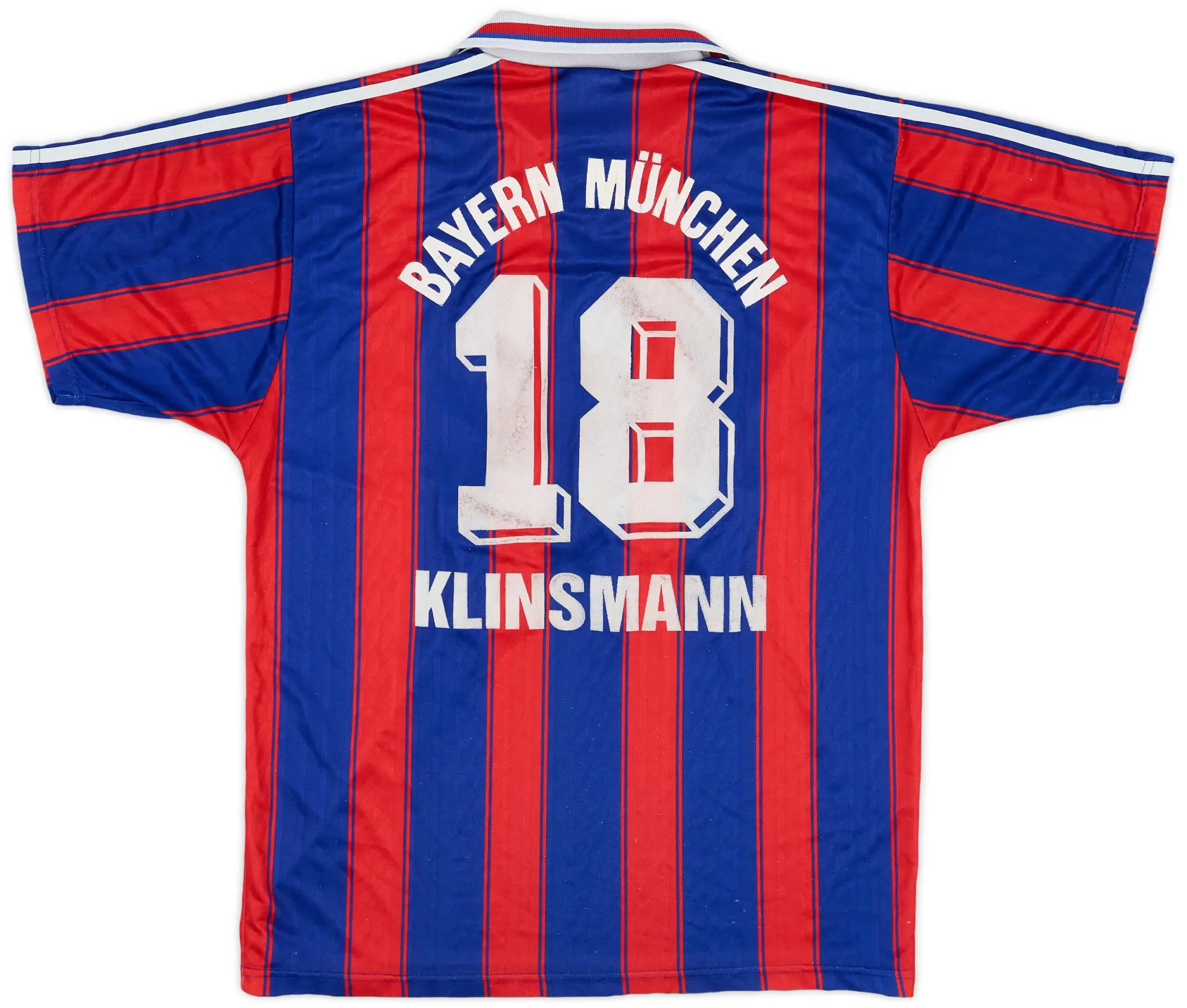 adidas 1995-97 Bayern Munich Home Shirt Klinsmann #18 - 5/10 - (M)
