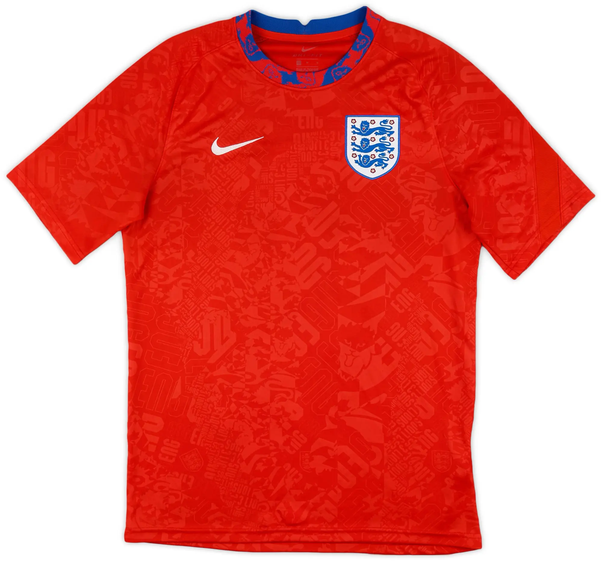 2020-21 England Nike Training Shirt - 8/10 - (M)
