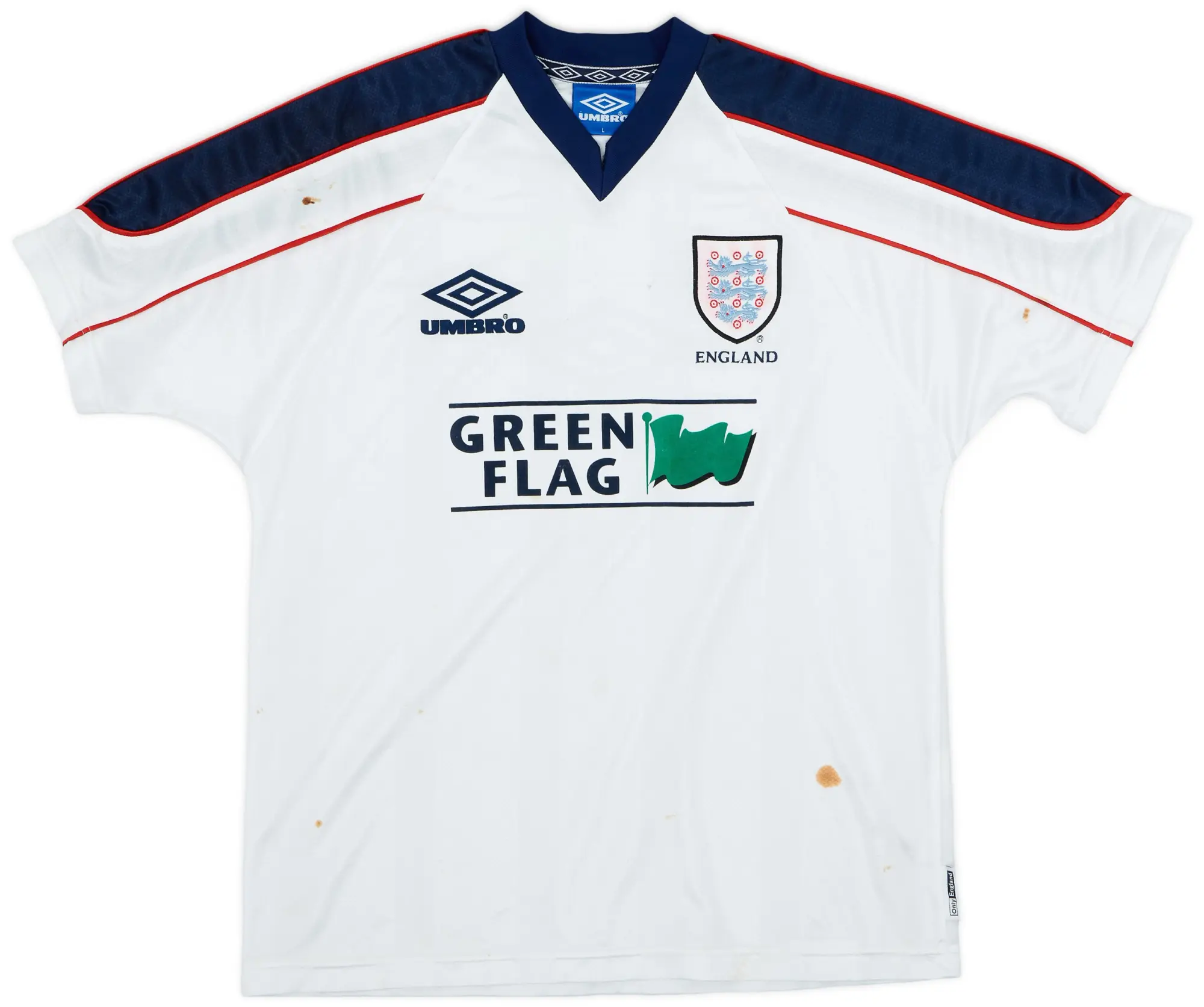 1998-99 England Umbro Training Shirt - 4/10 - (L)