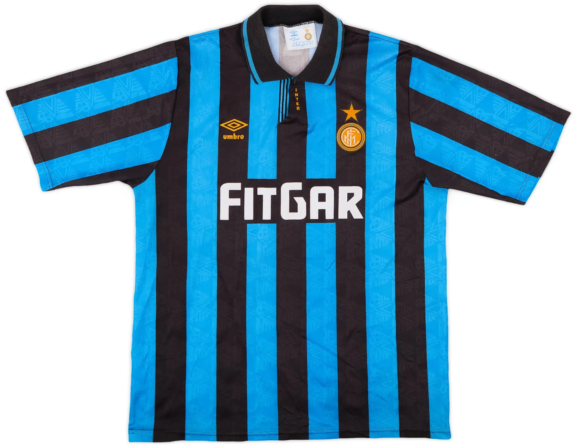 Umbro 1991-92 Inter Milan Home Shirt - 8/10 - (XL)