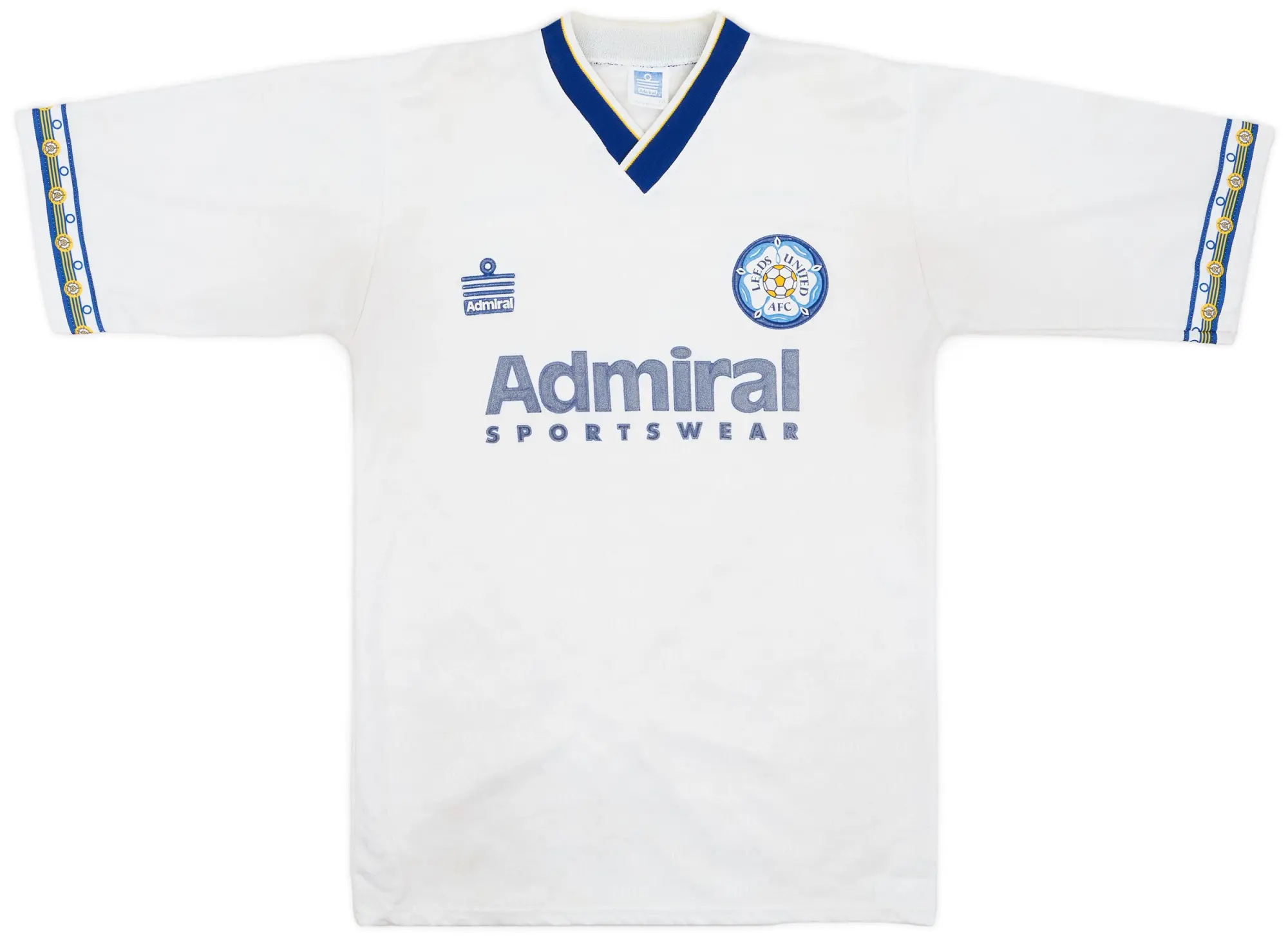 Admiral 1992-93 Leeds United Home Shirt - 6/10 - (S)