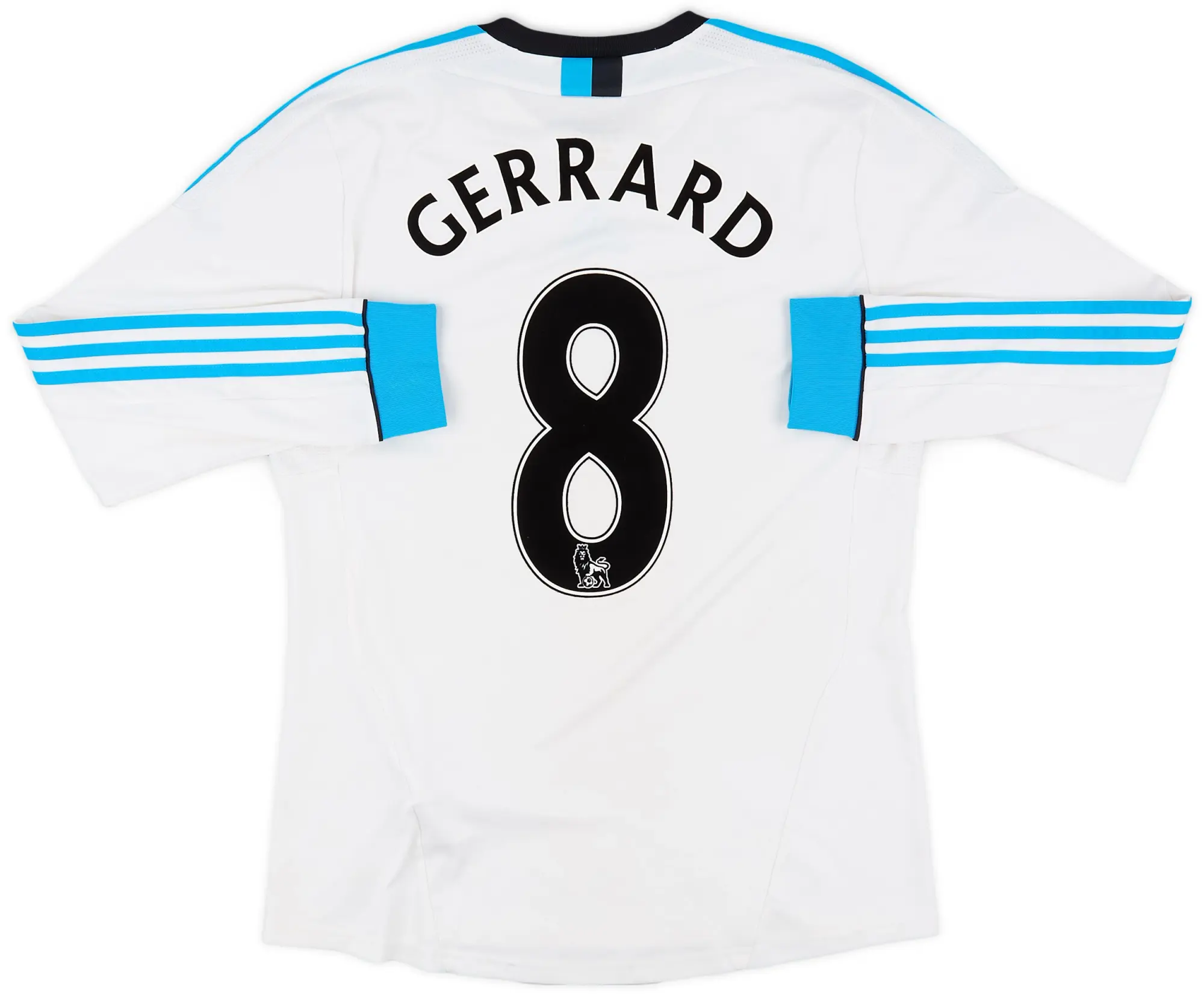 adidas 2011-12 Liverpool Third L/S Shirt Gerrard #8 - 6/10 - (M)