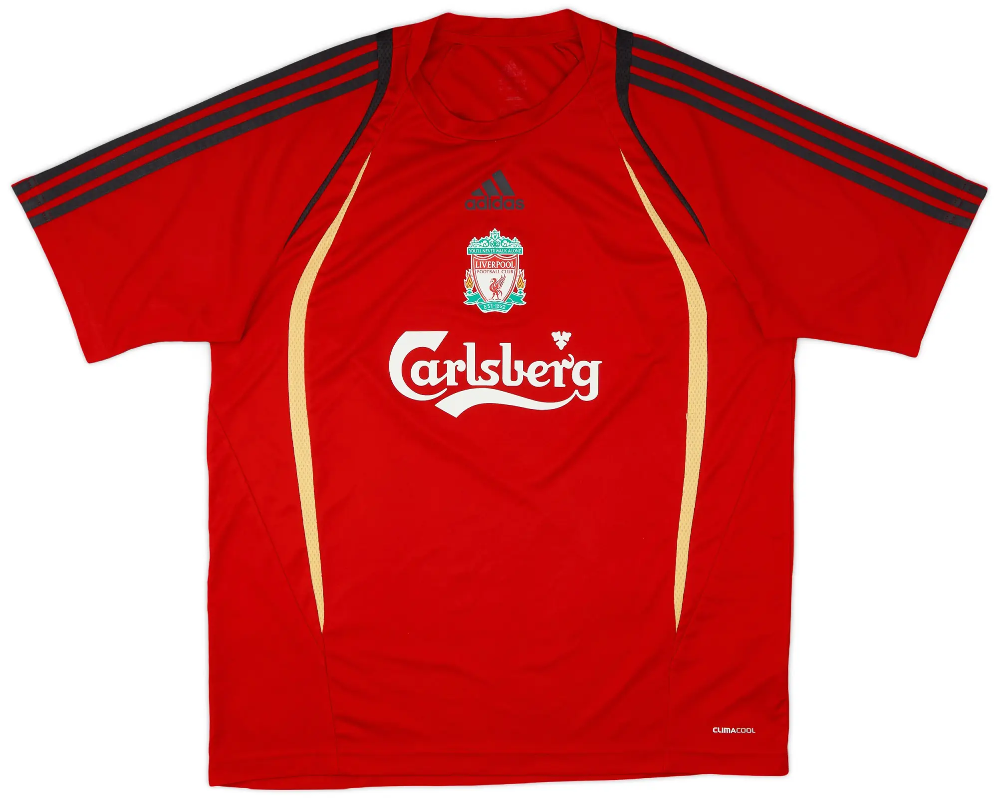 2009-10 Liverpool adidas Training Shirt - 8/10 - (XL)